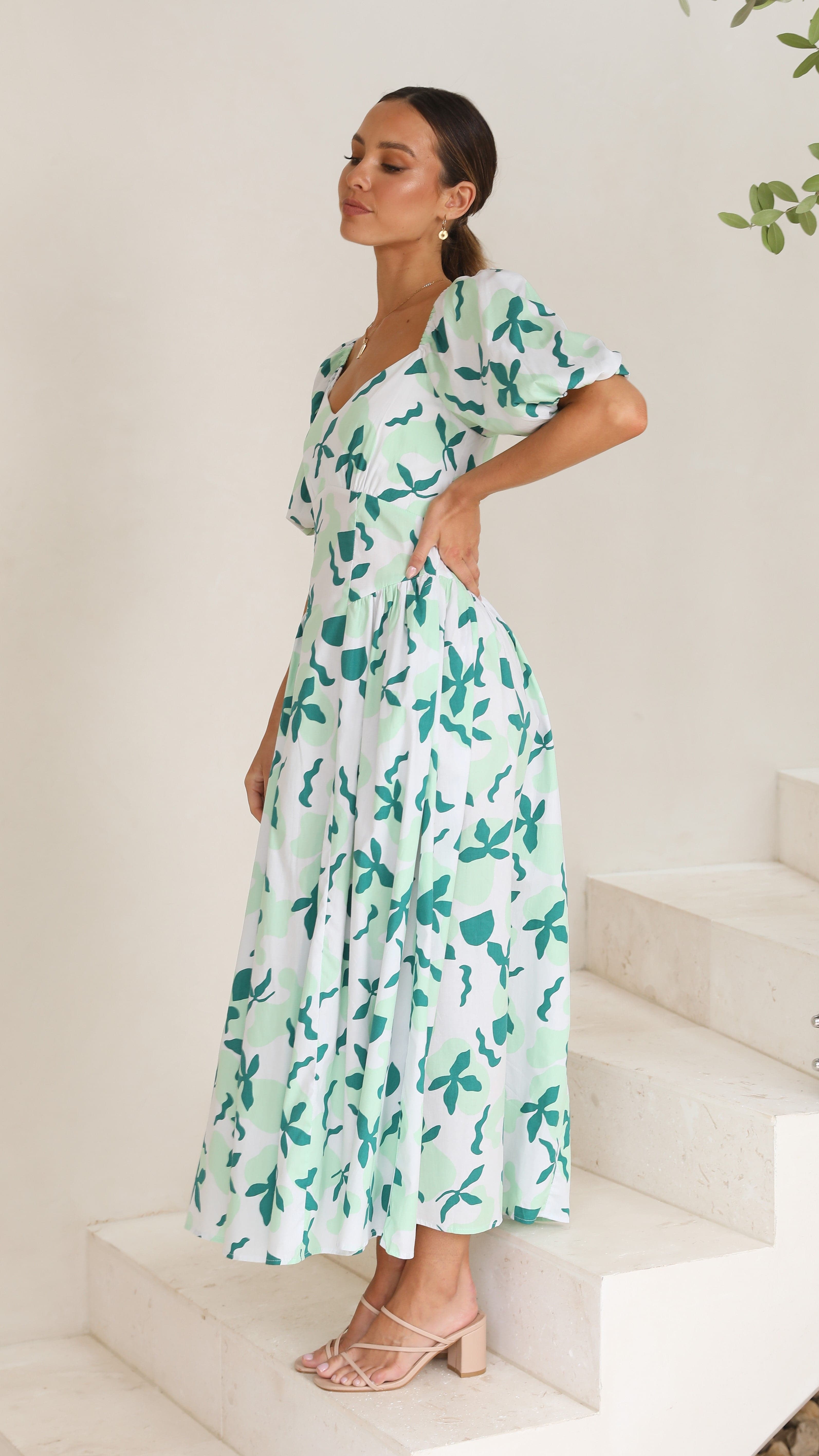 Laylee Maxi Dress - Green