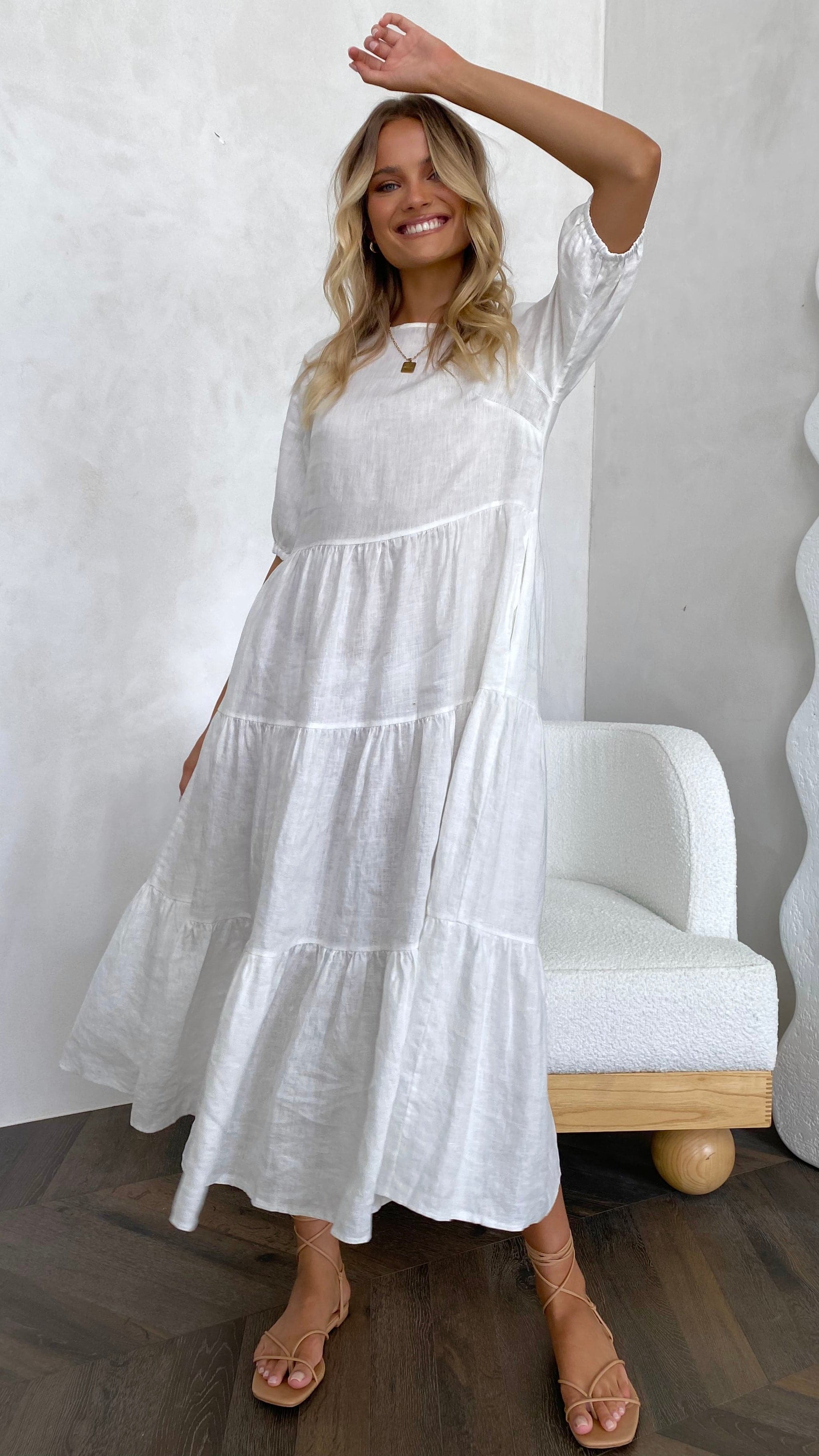 Dahlia Maxi Dress - White