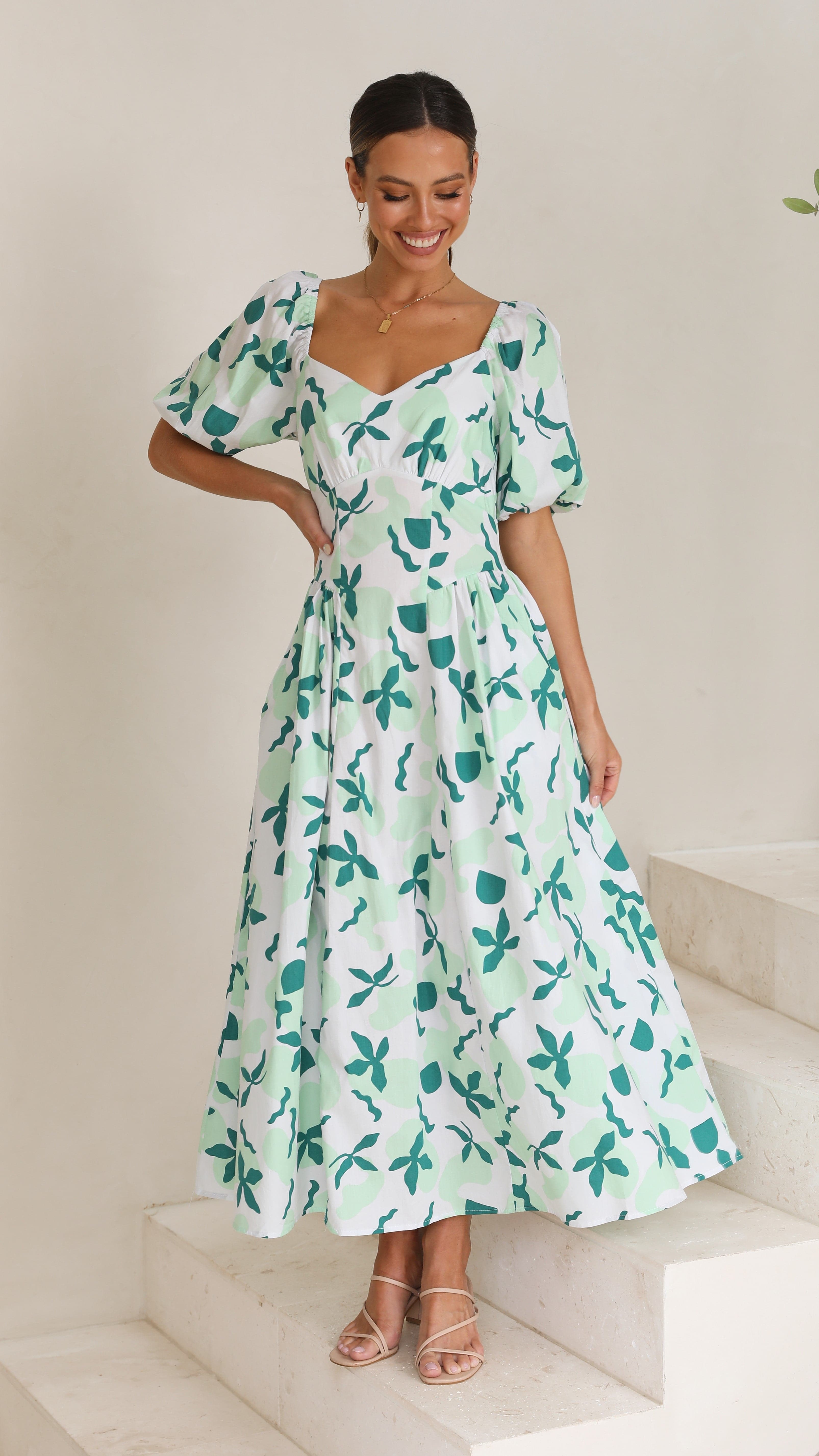 Laylee Maxi Dress - Green