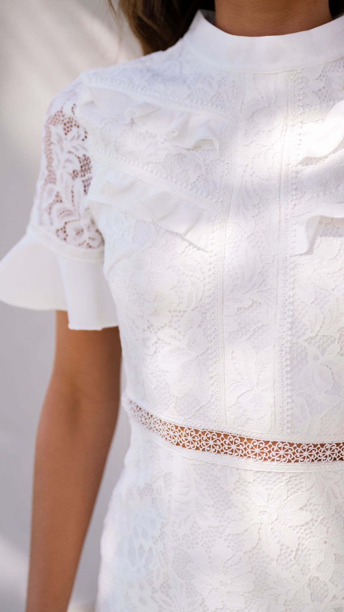 Monty Mini Dress - White