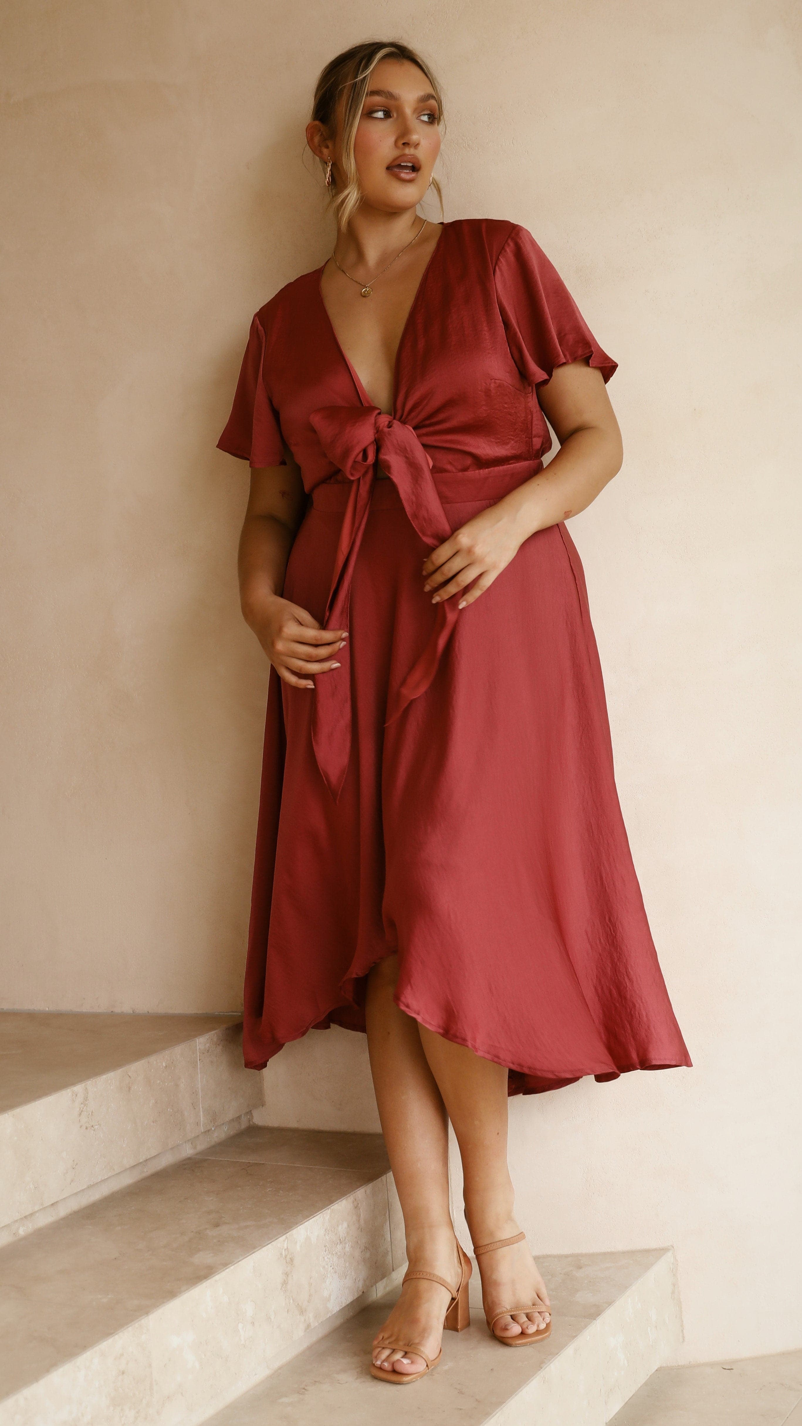 Sunny Daze Dress - Berry