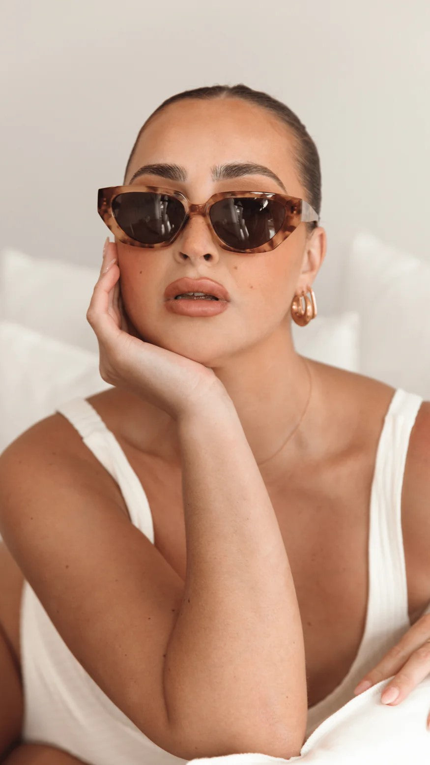 Ochre Lane Freya Sunglasses - Golden Tort