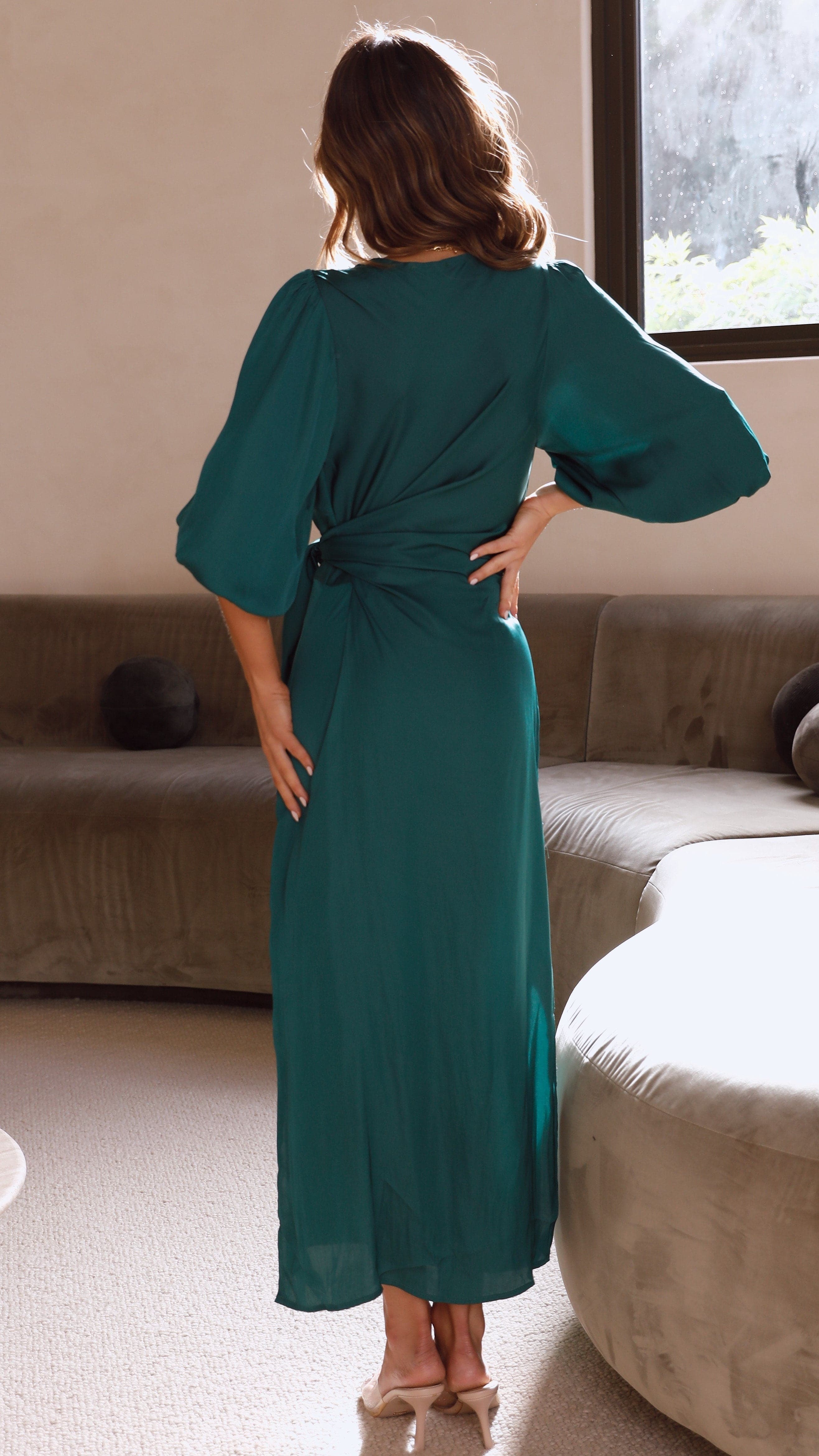 Meilani Midi Dress - Emerald
