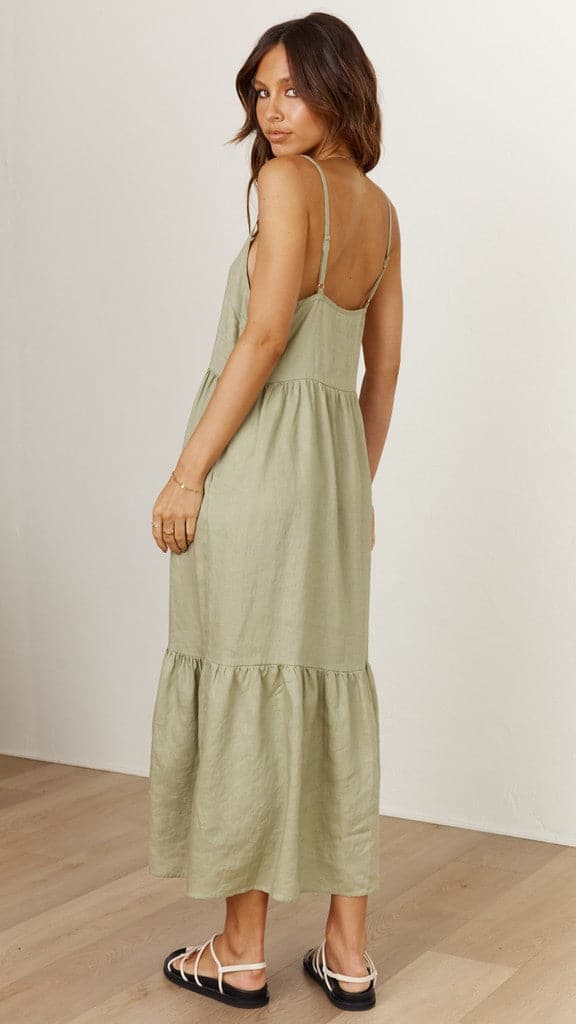 Nico Maxi Dress - Khaki