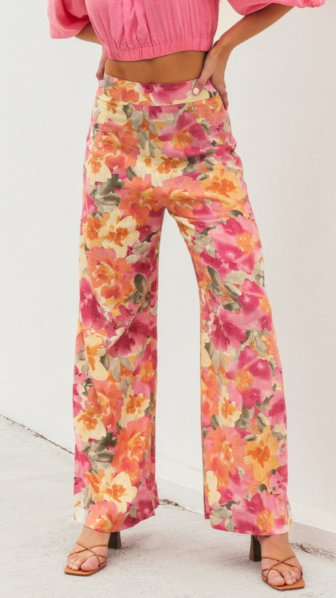 Alessa Pants - Alannah Print