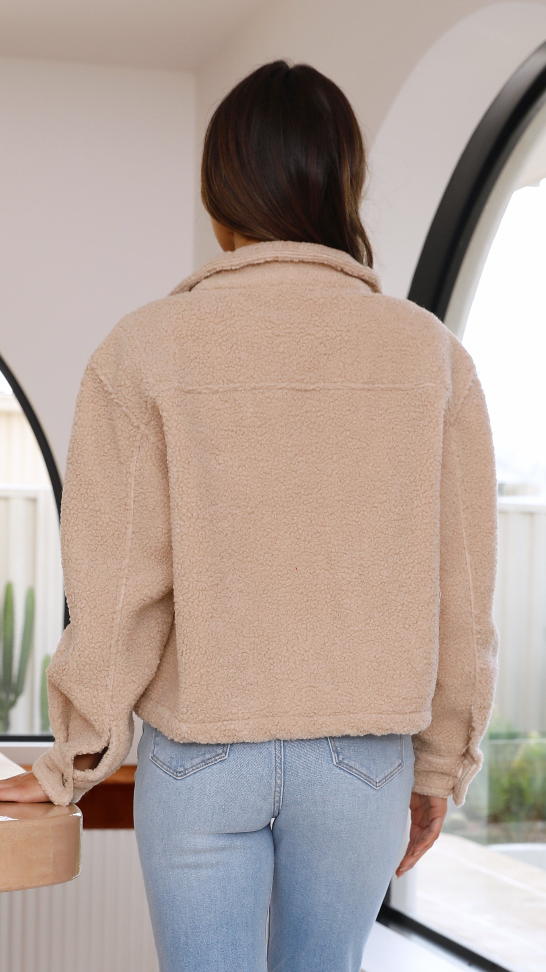 Hany Teddy Jacket - Beige