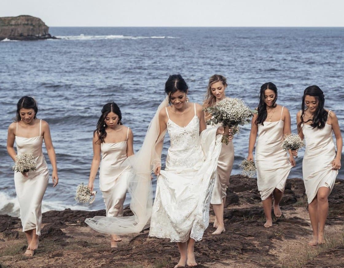 Keira Midi Dress - Champagne