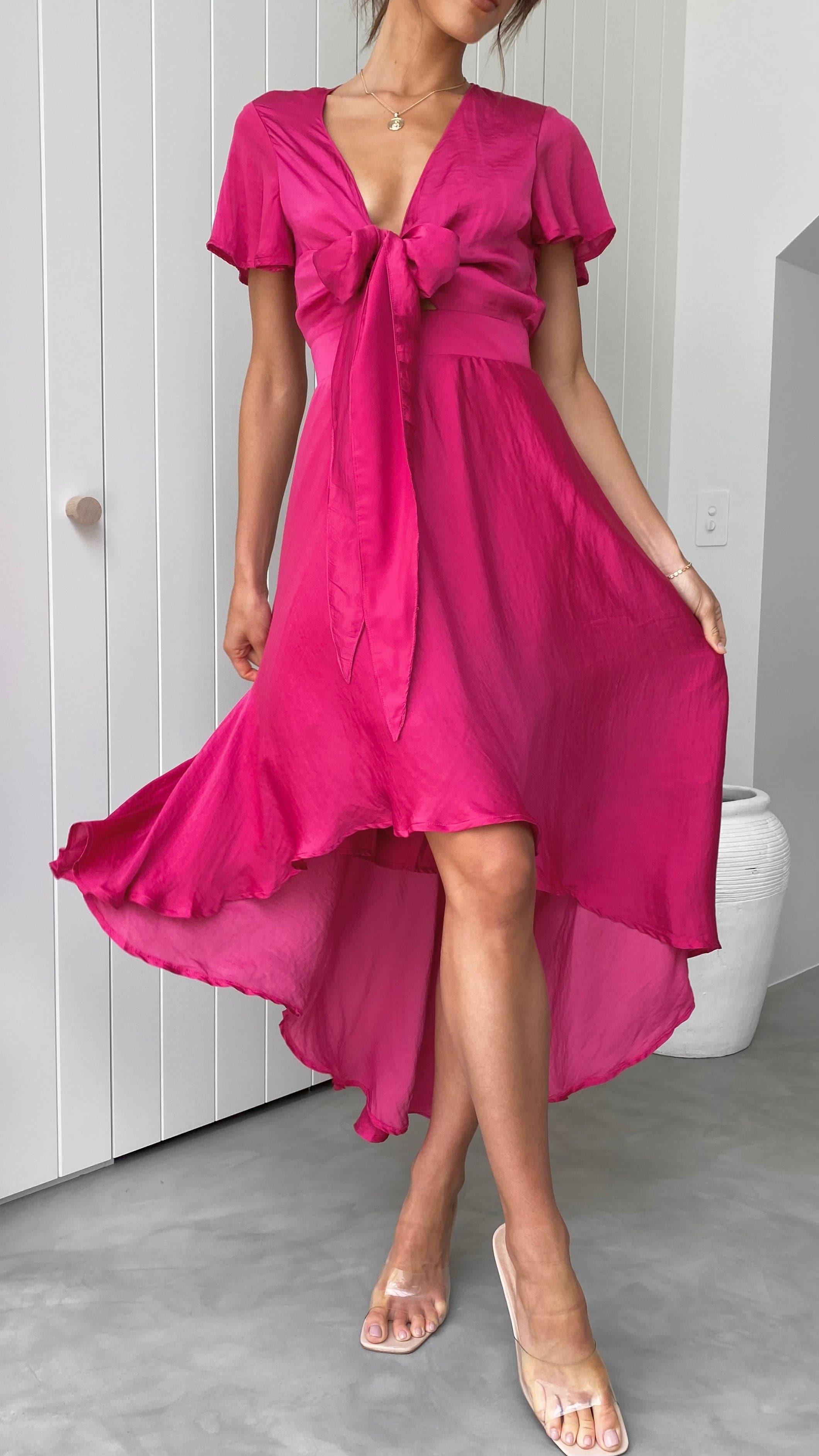 Sunny Daze Dress - Hot Pink