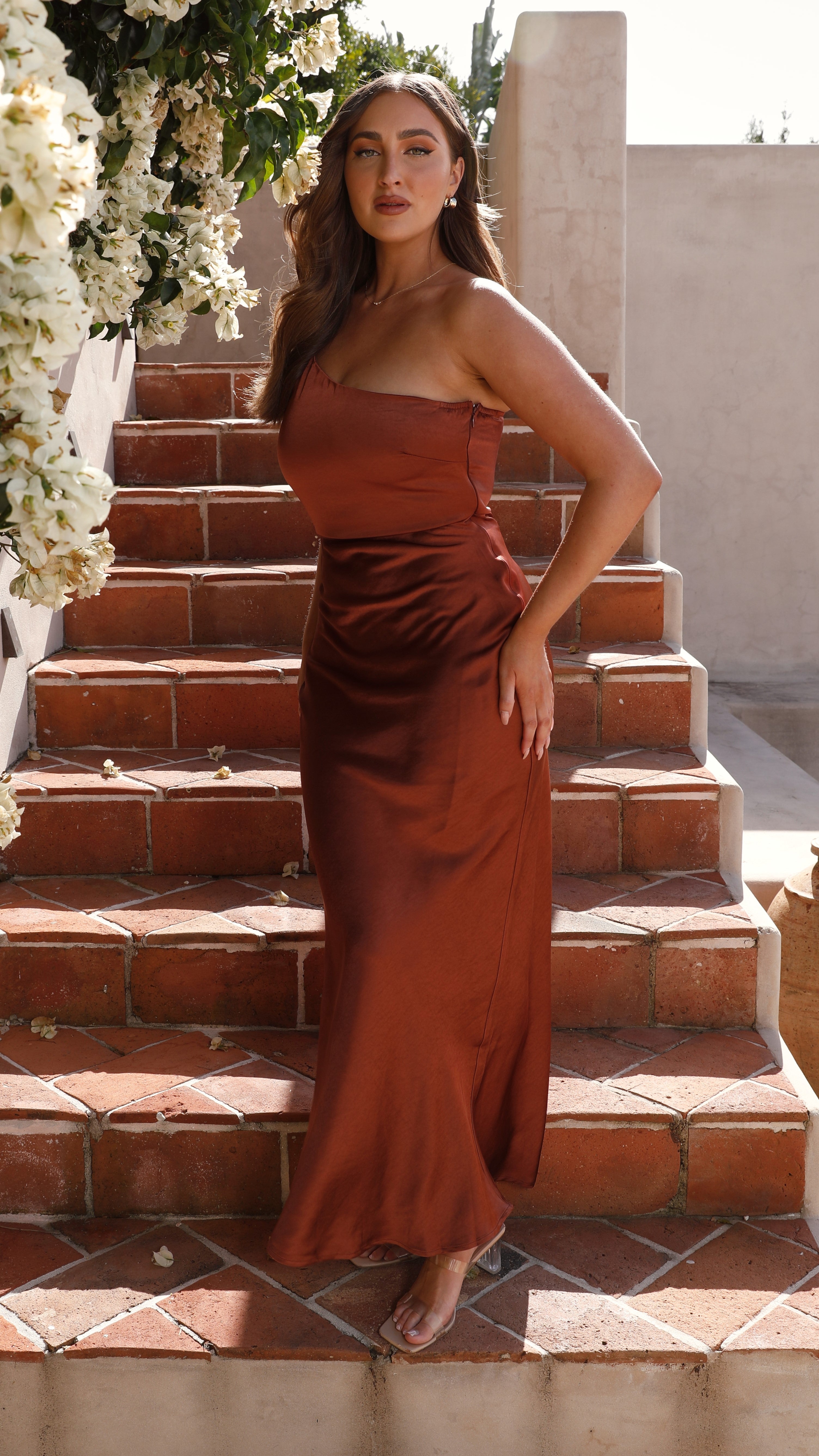 Margot Maxi Dress - Rust