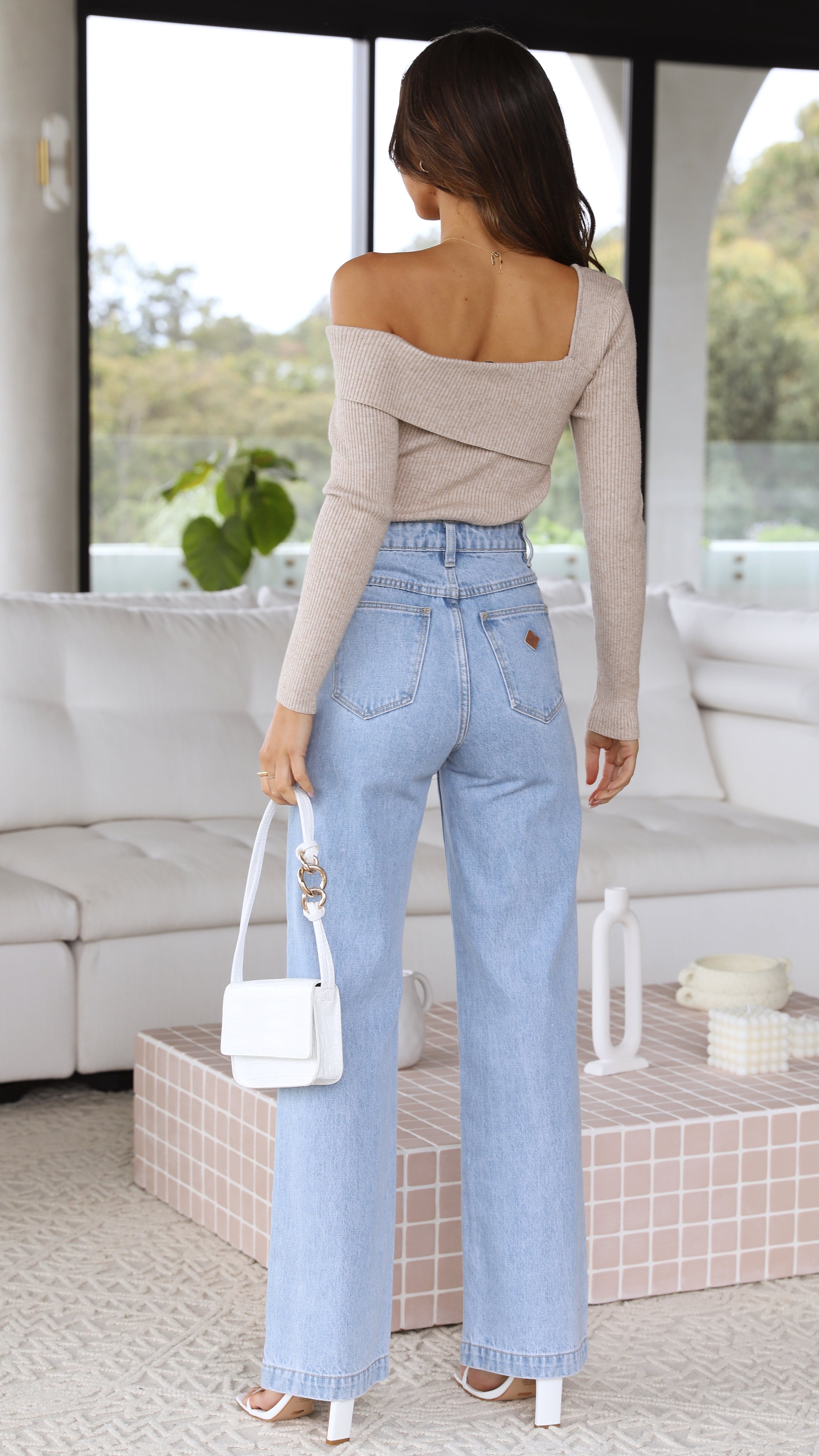 Natalia Knit Top - Oatmeal