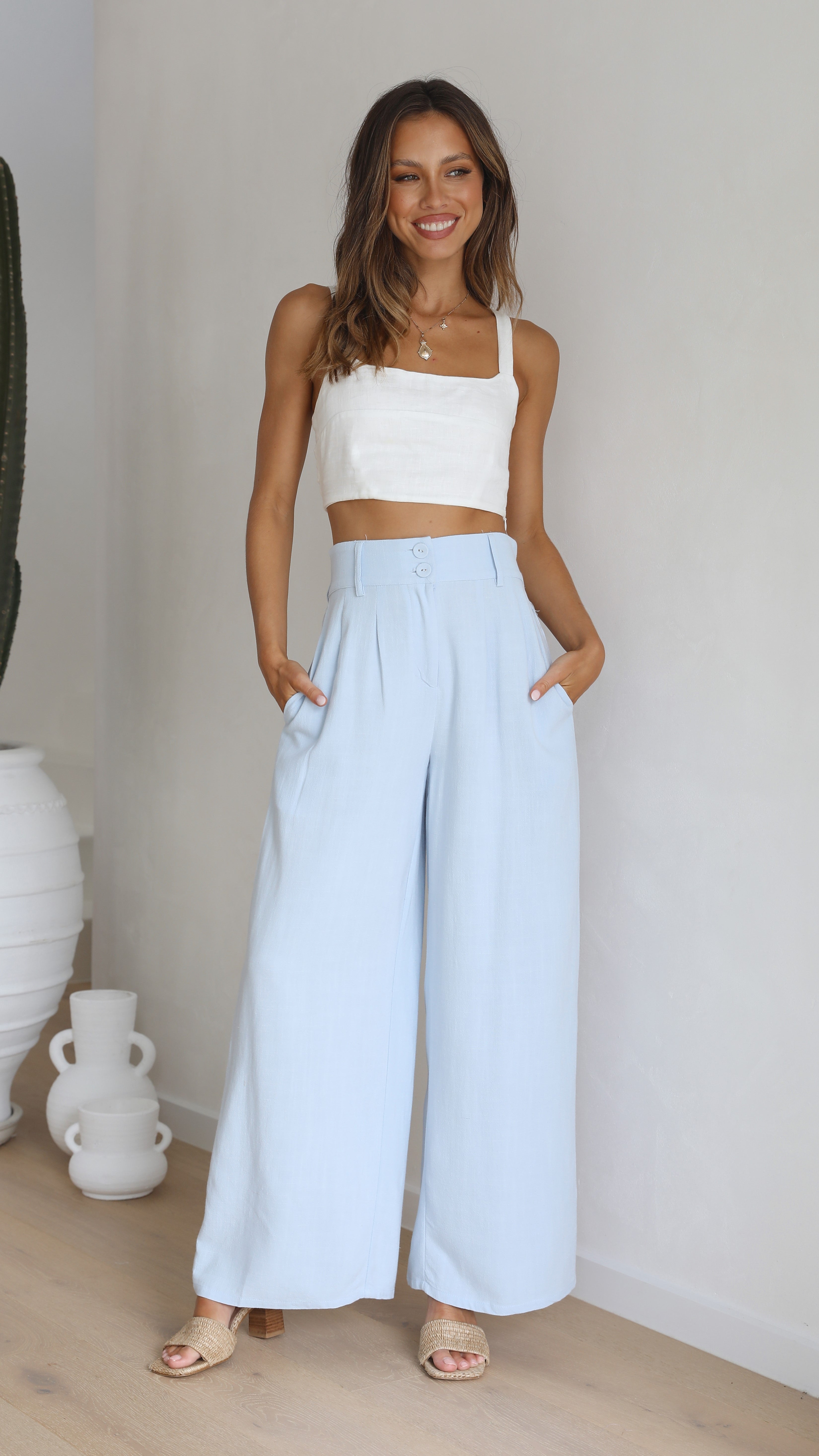 Fawn Pants - Sky Blue