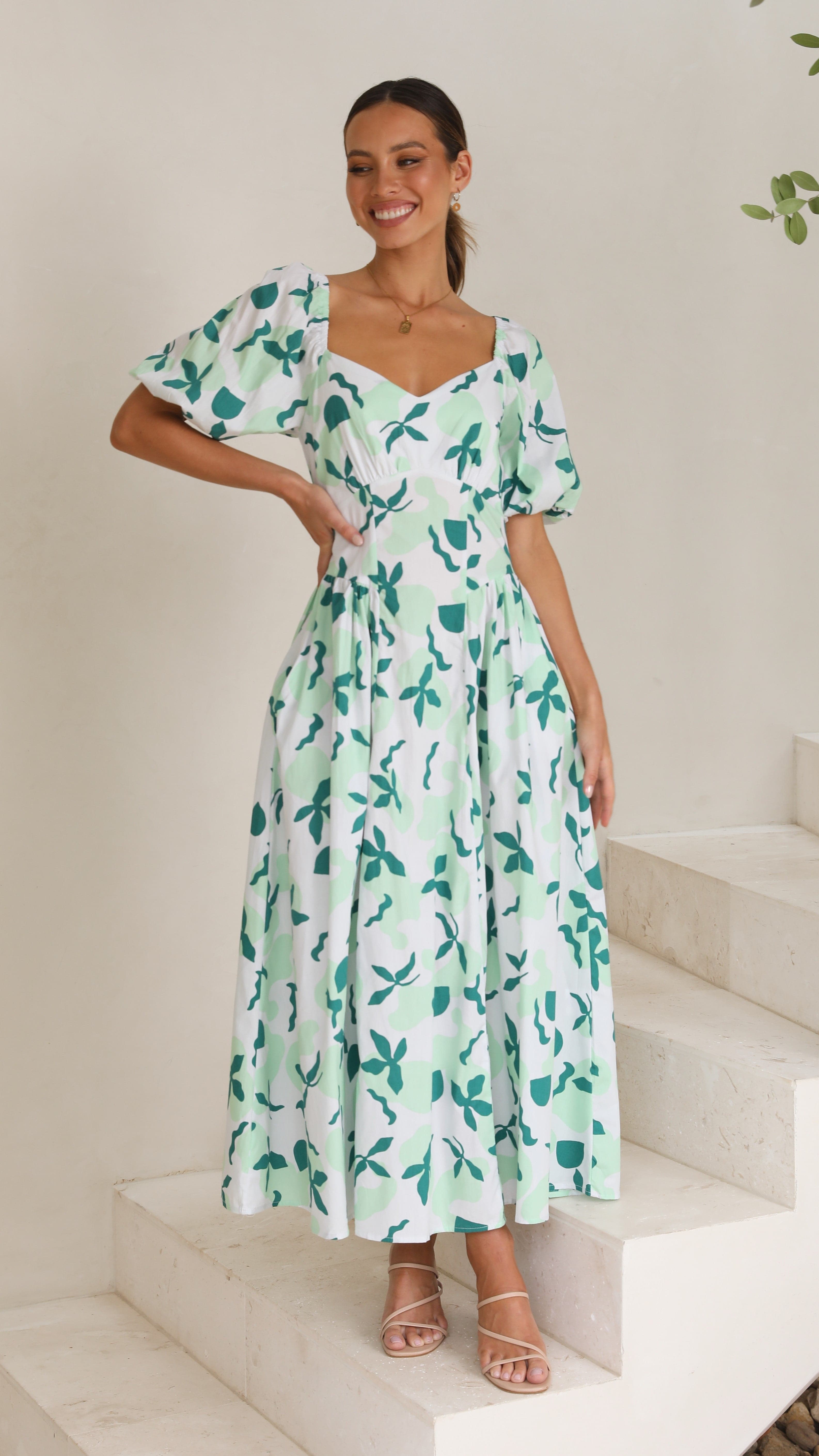 Laylee Maxi Dress - Green