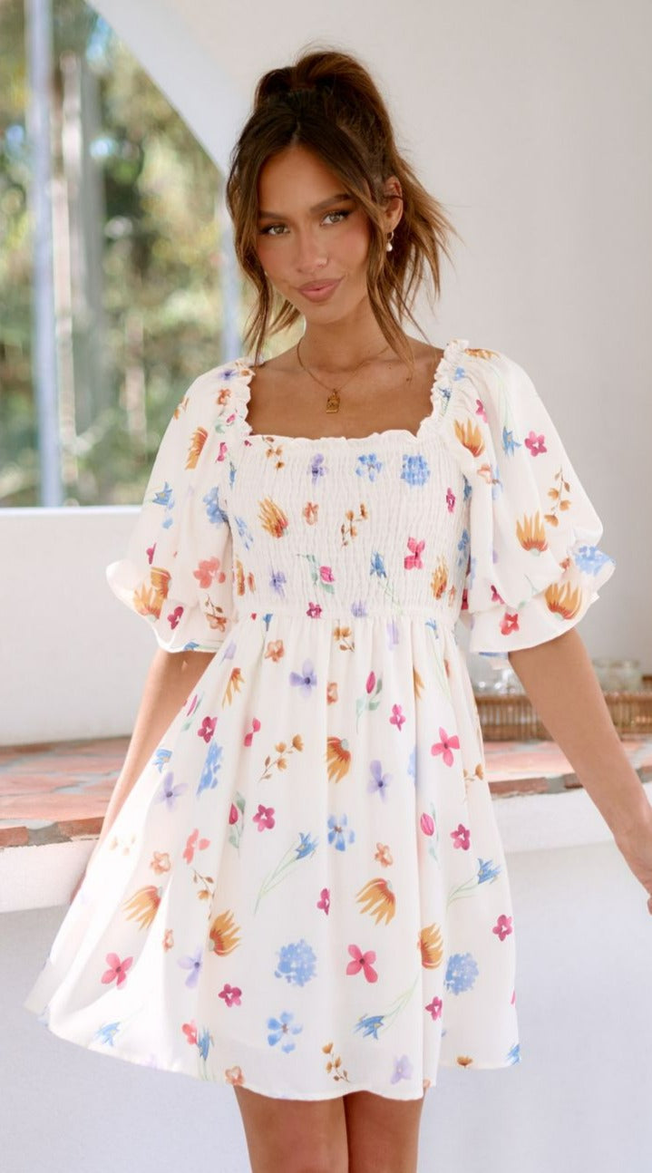 Daphne Mini Dress - Blooms