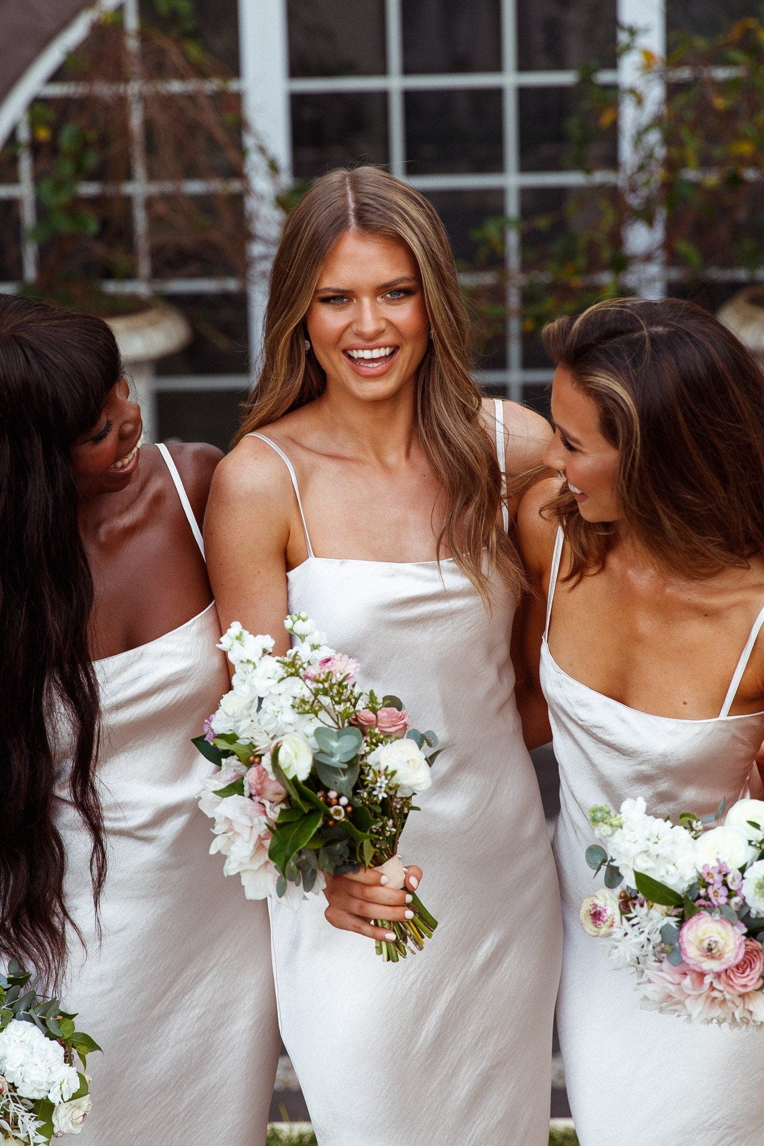 Keira Midi Dress - Pearl