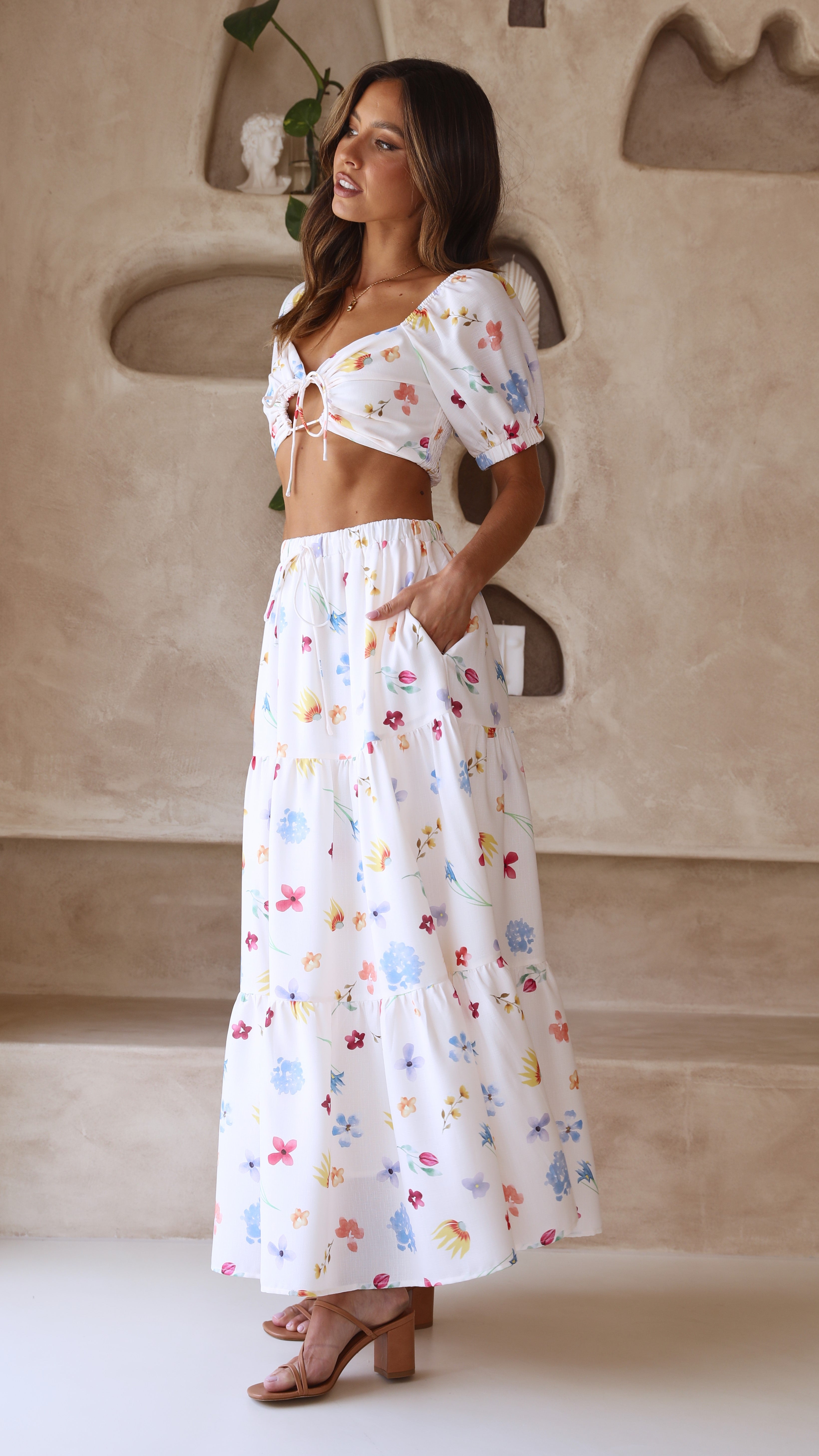 Jasmine Maxi Skirt - Blooms