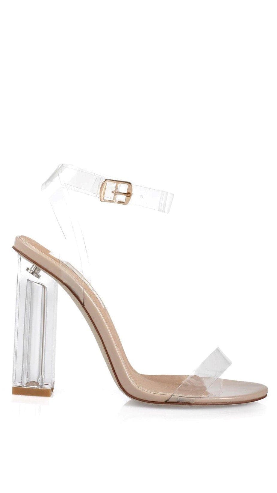 Inca Heels - Nude Patent