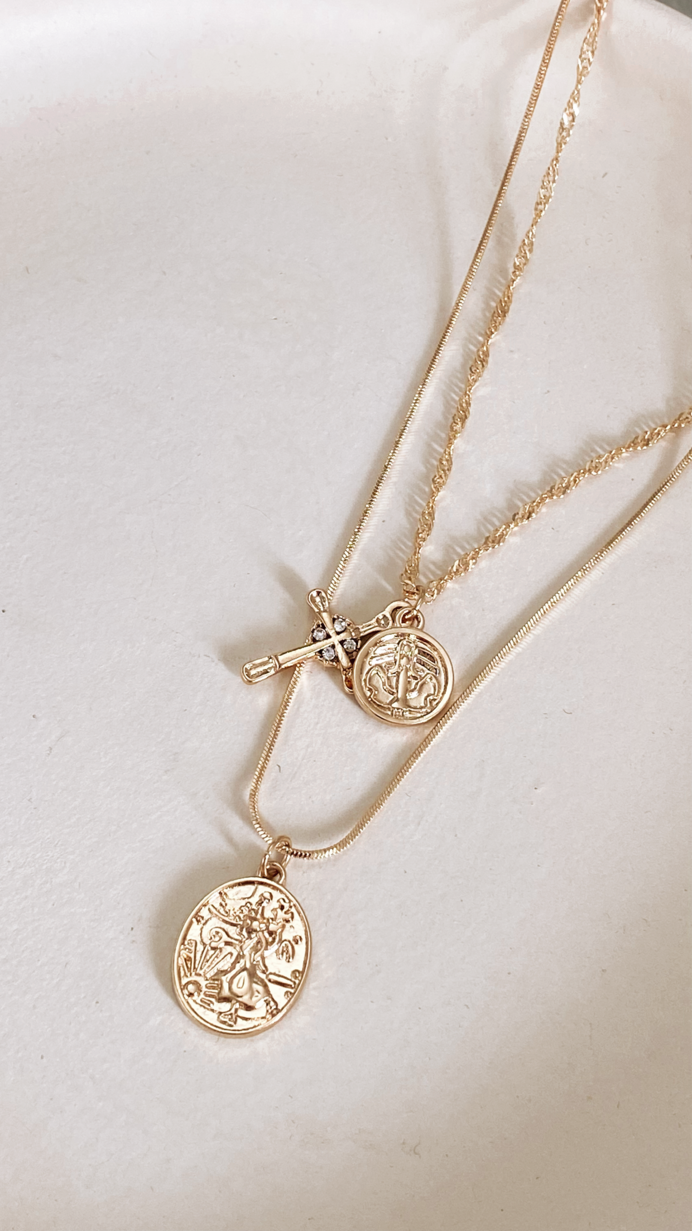 Cordalia Necklace - Gold
