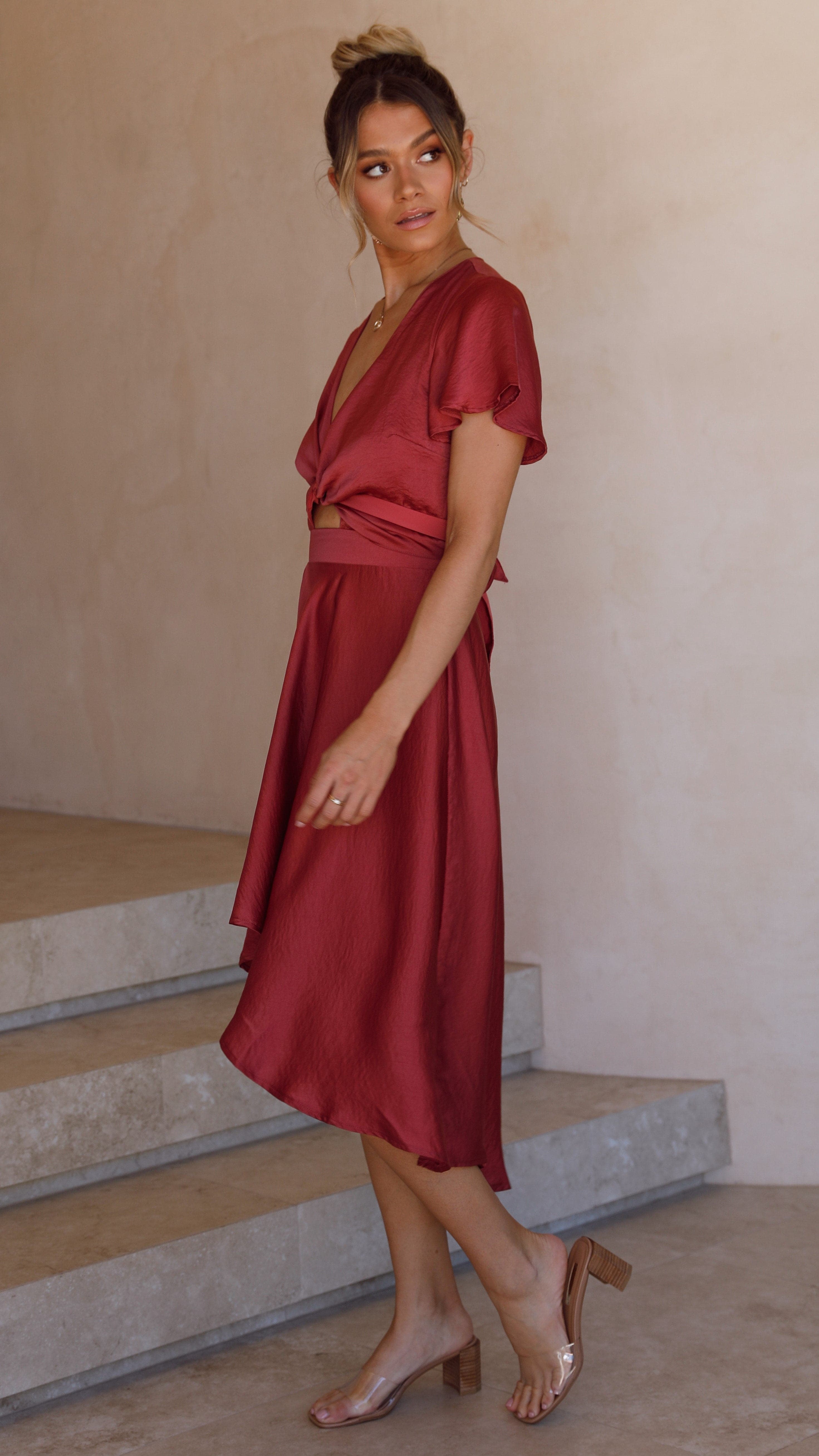 Sunny Daze Dress - Berry