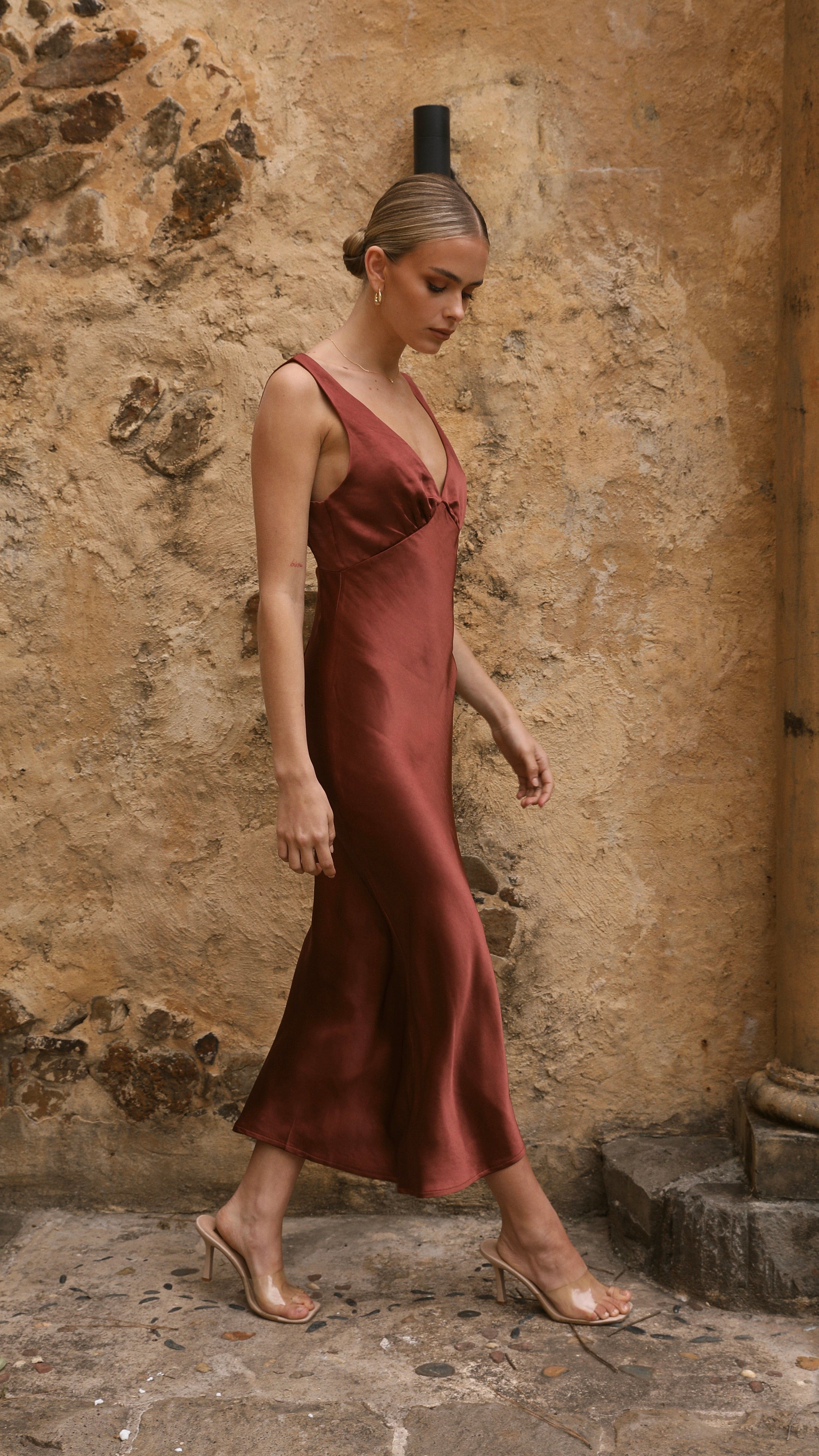 Sammie Maxi Dress - Rust