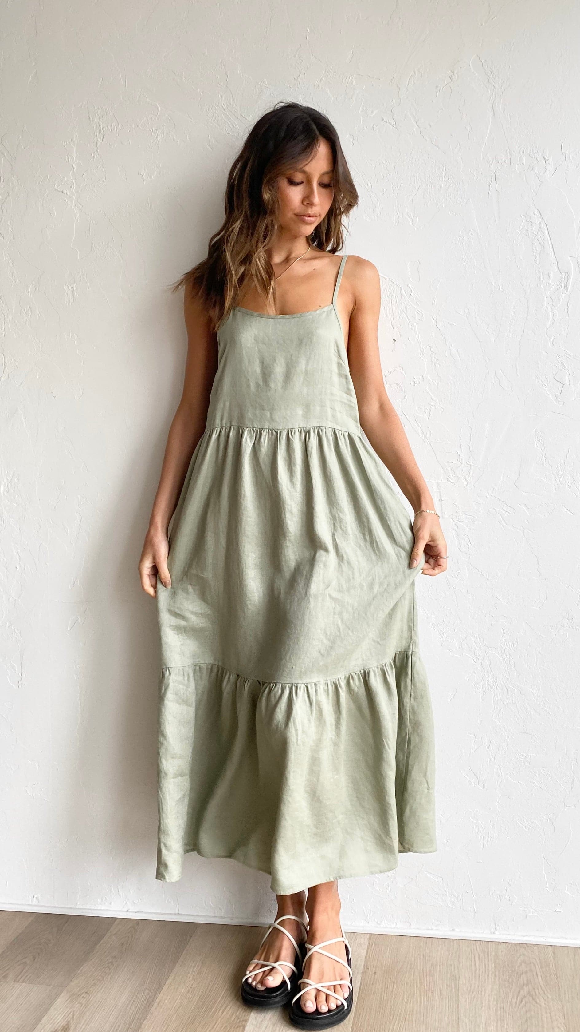 Nico Maxi Dress - Khaki