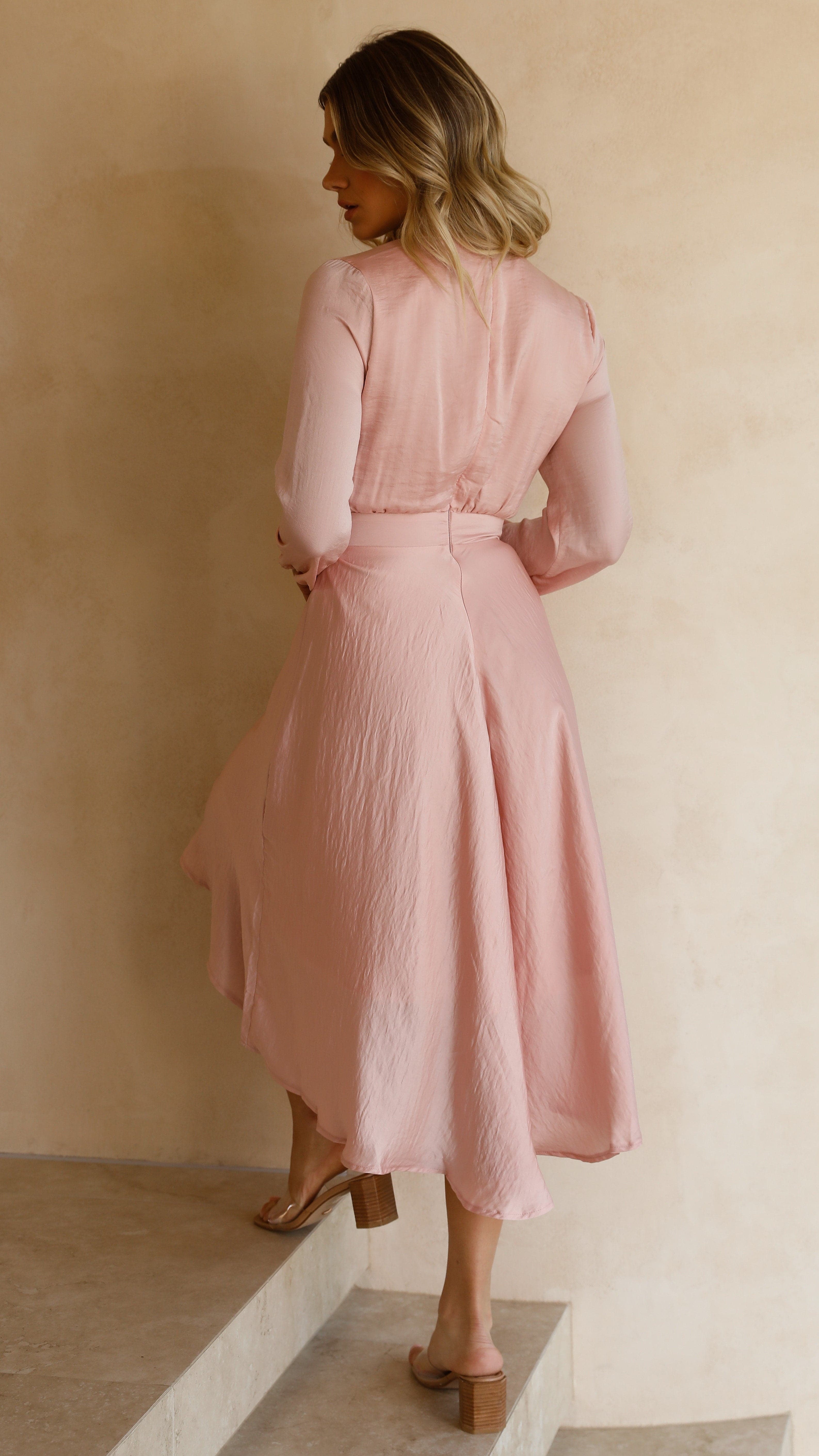Starry Nights Dress - Soft Pink