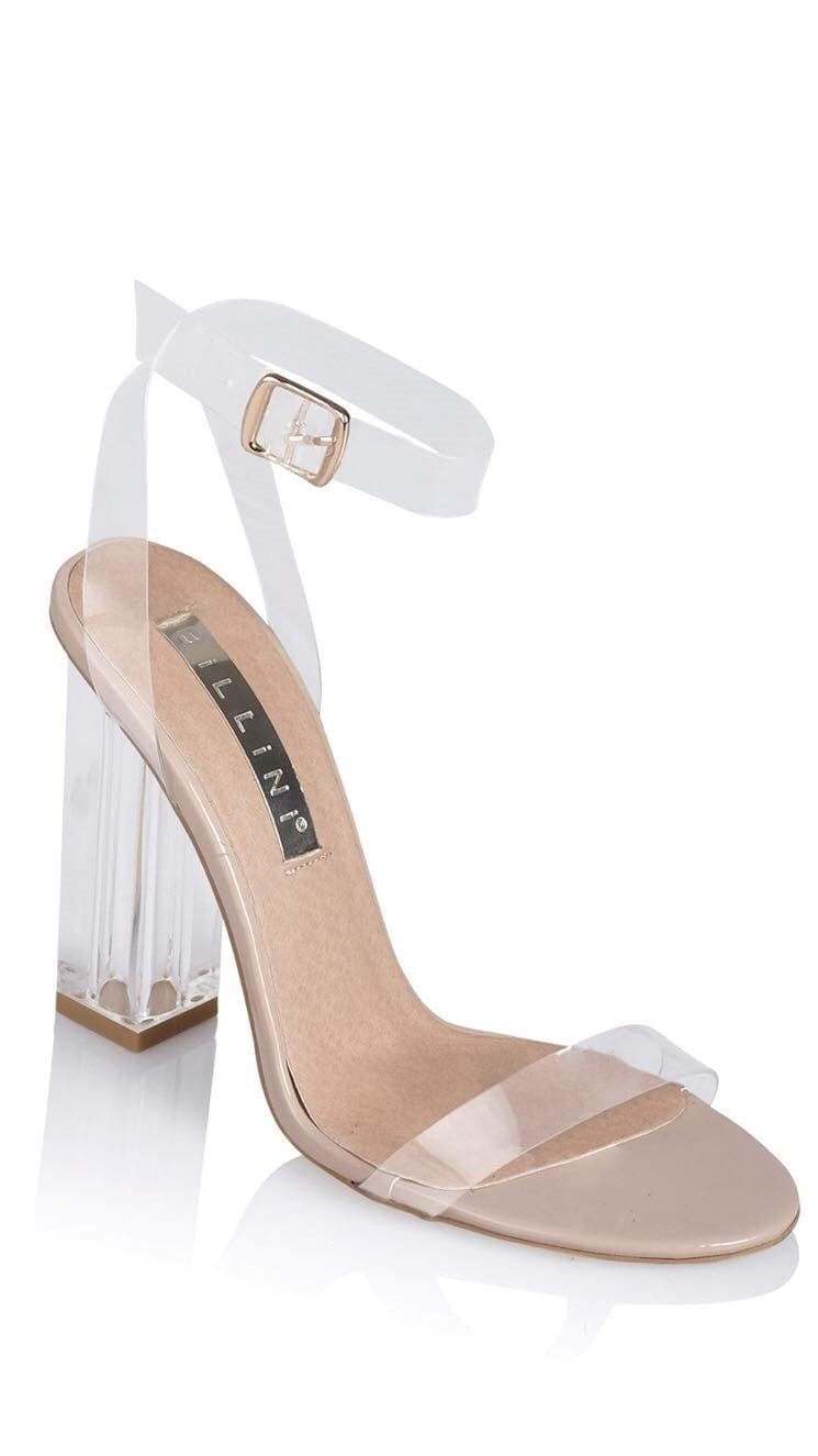 Inca Heels - Nude Patent