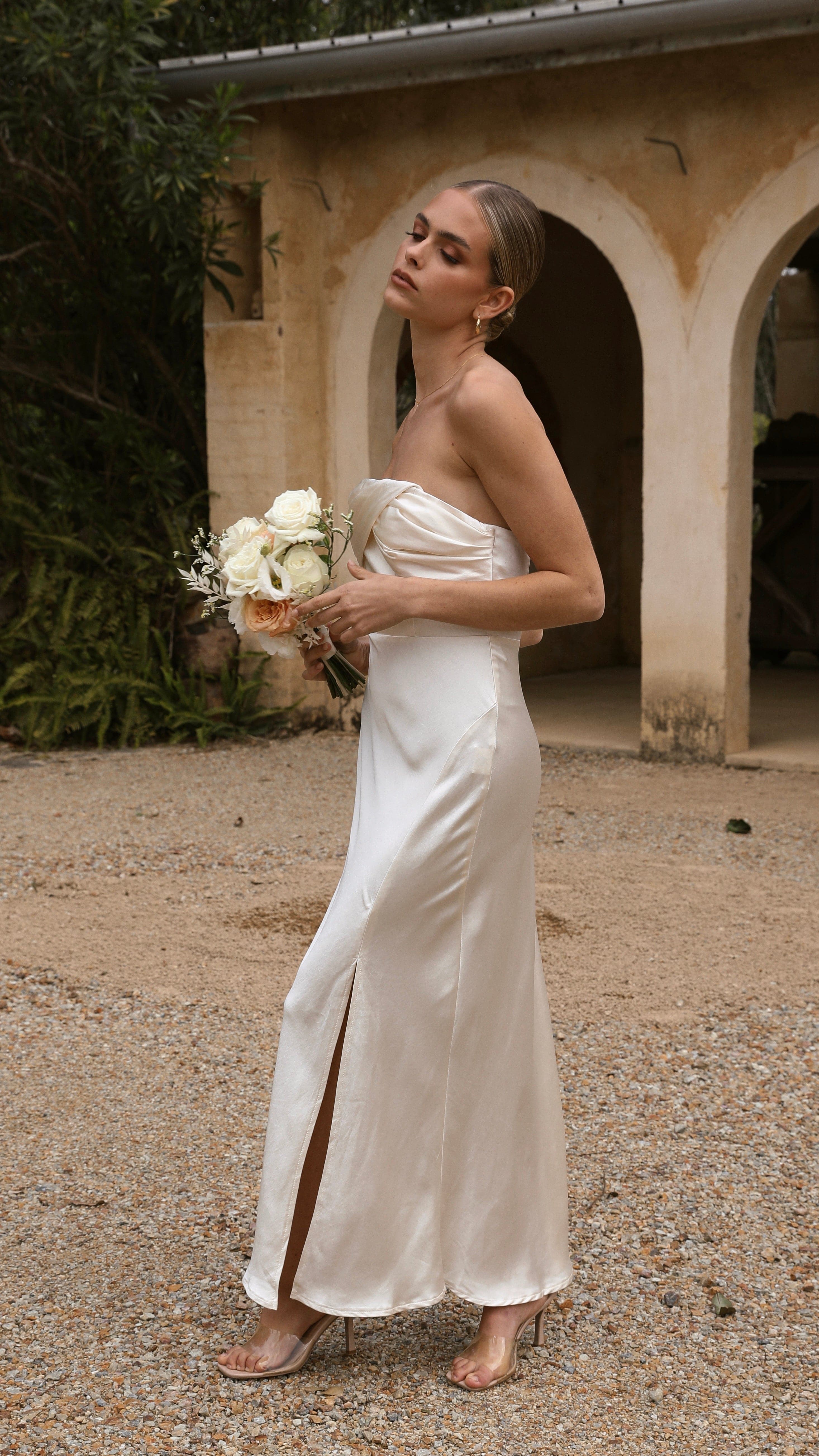 Shona Maxi Dress - Oyster