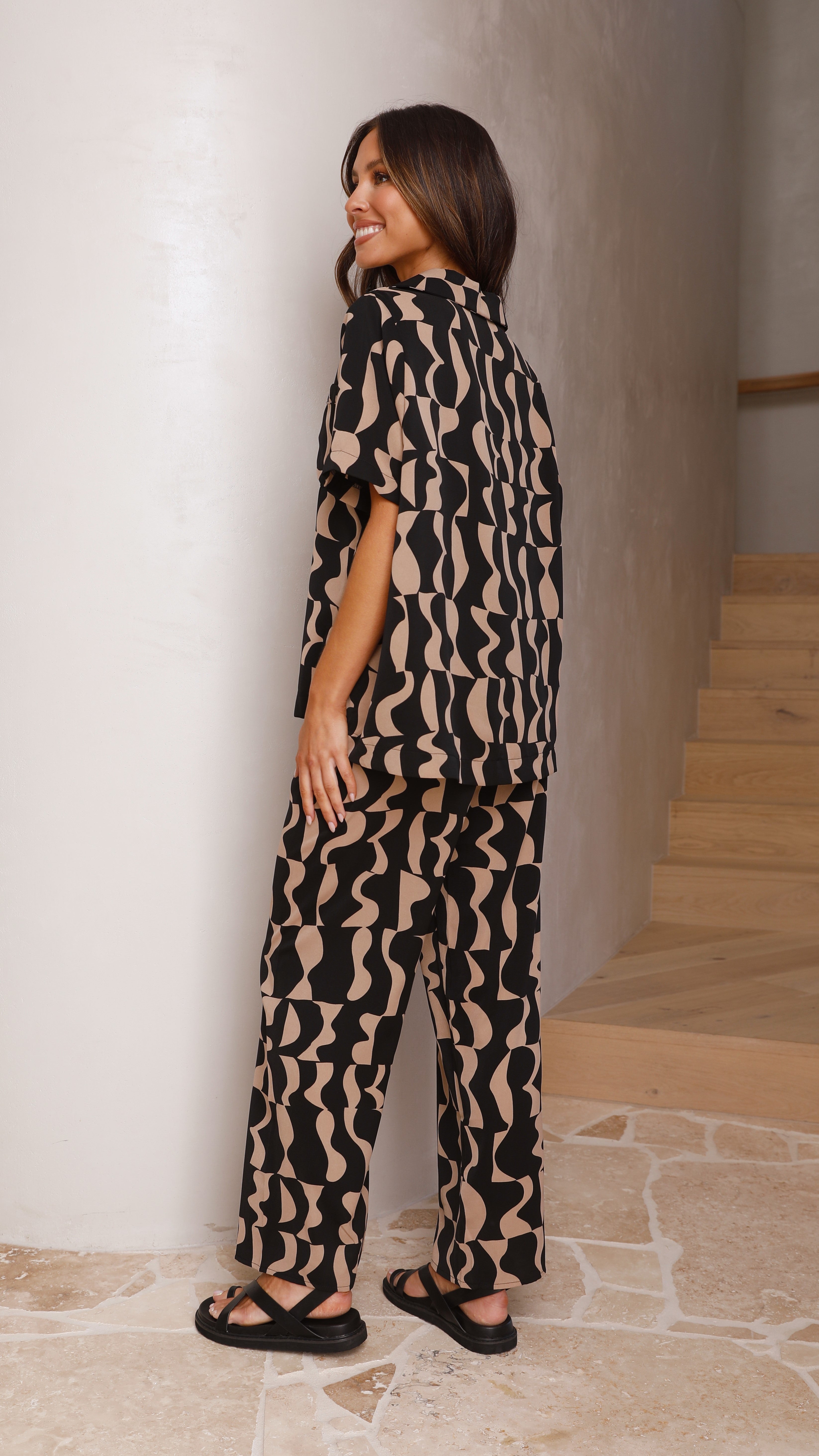 Montana Pants - Black/Brown
