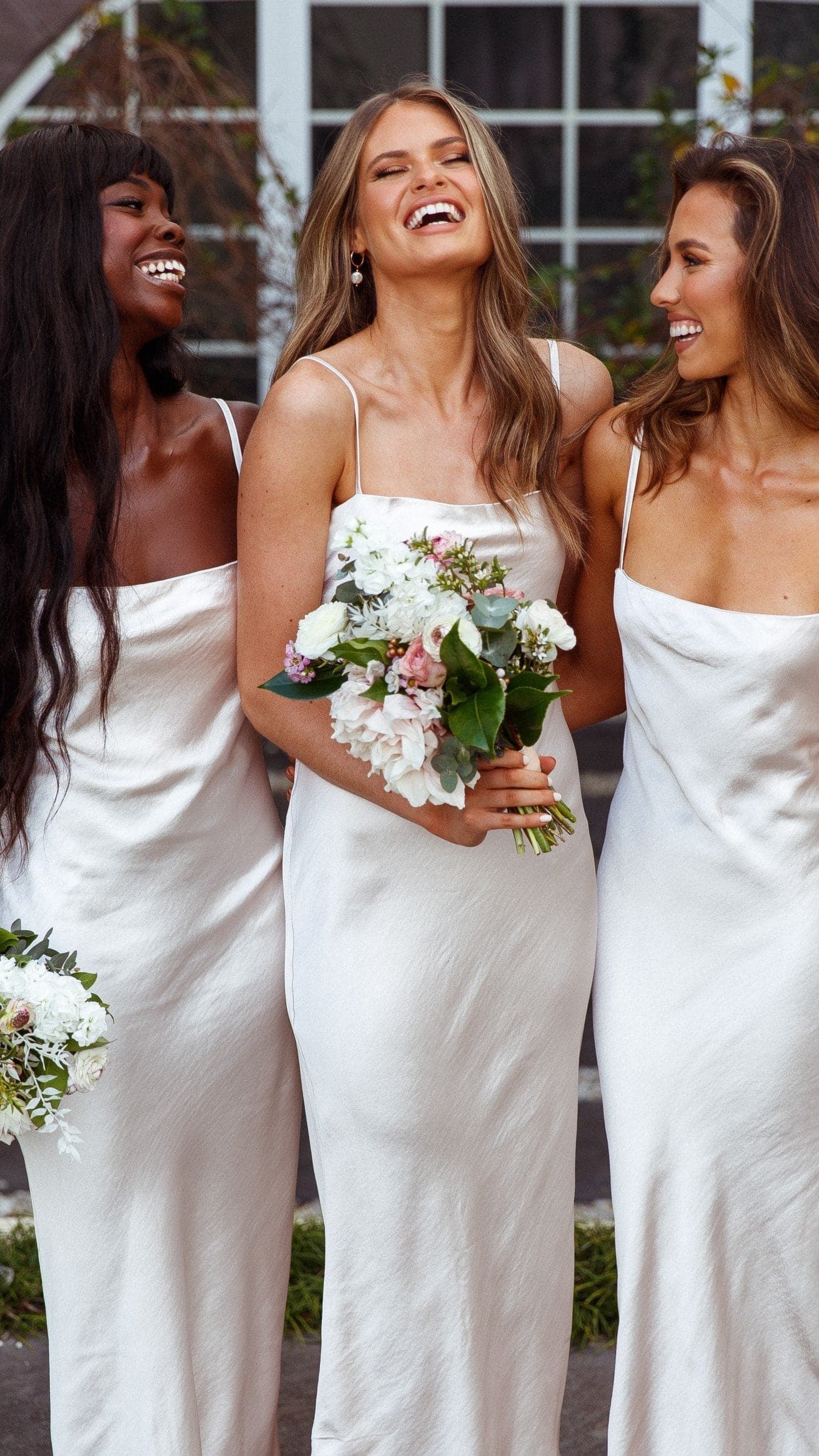 Keira Midi Dress - Pearl