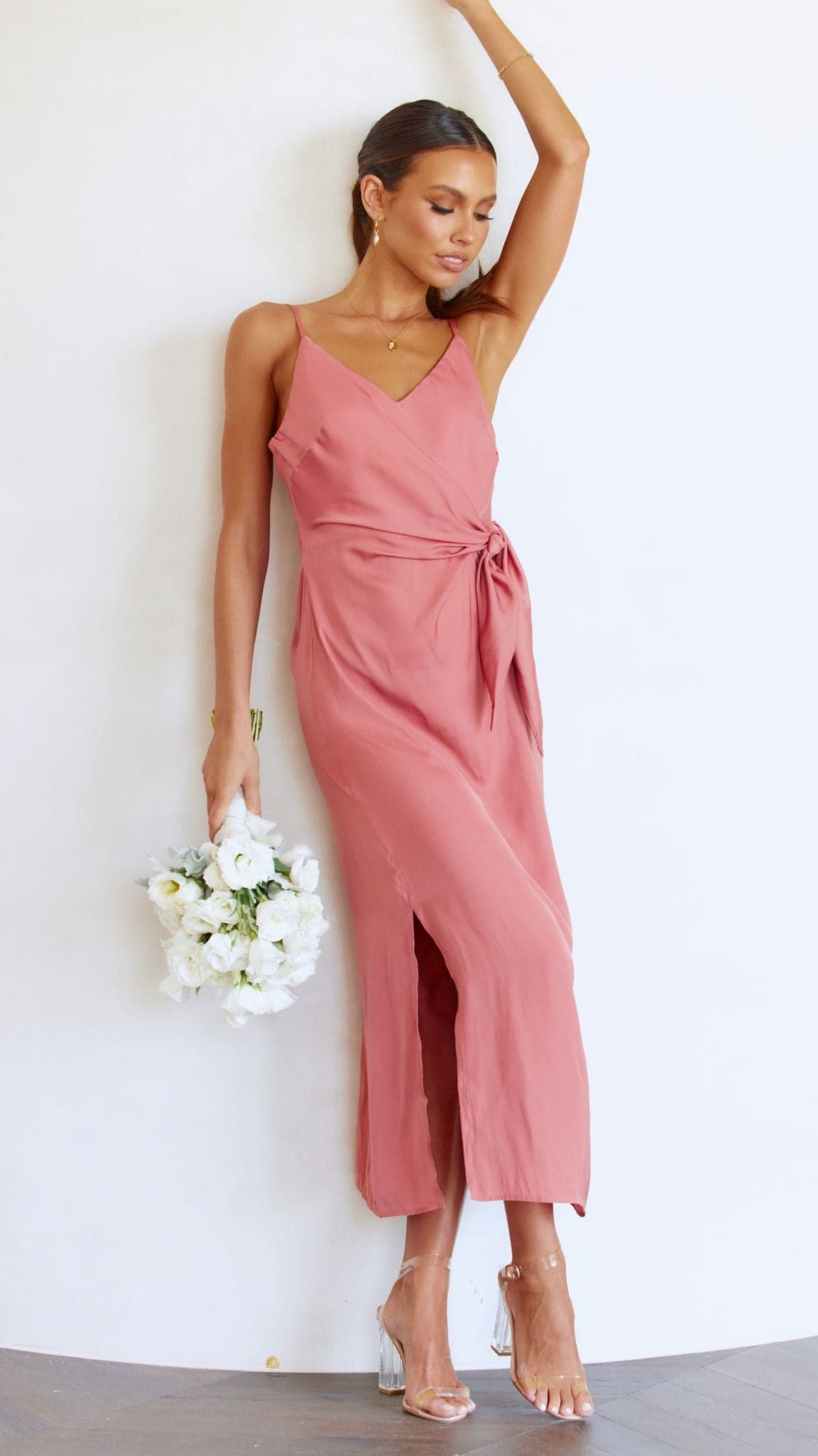 Kensington Dress - Baked Rose