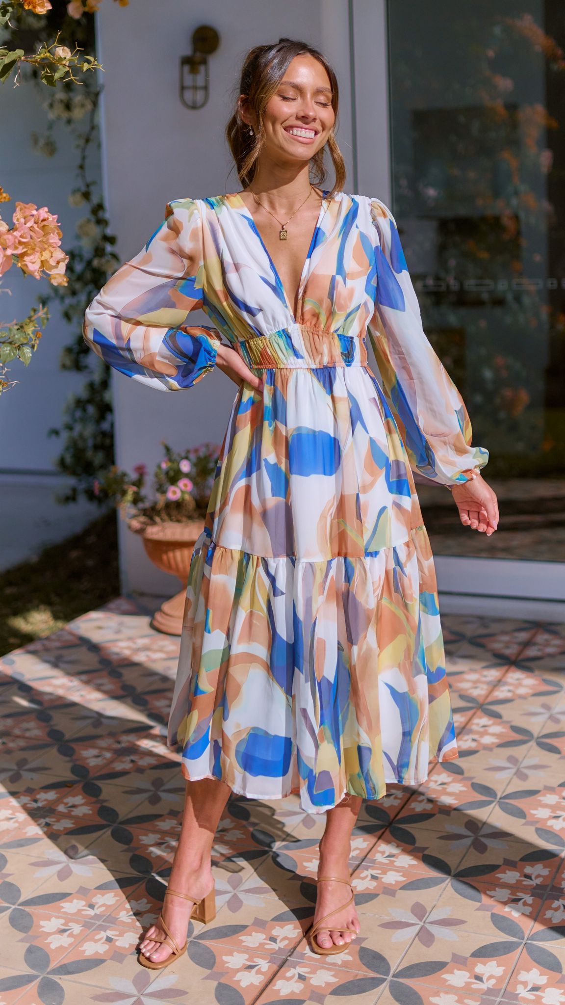 Kerri Midi Dress - Multi