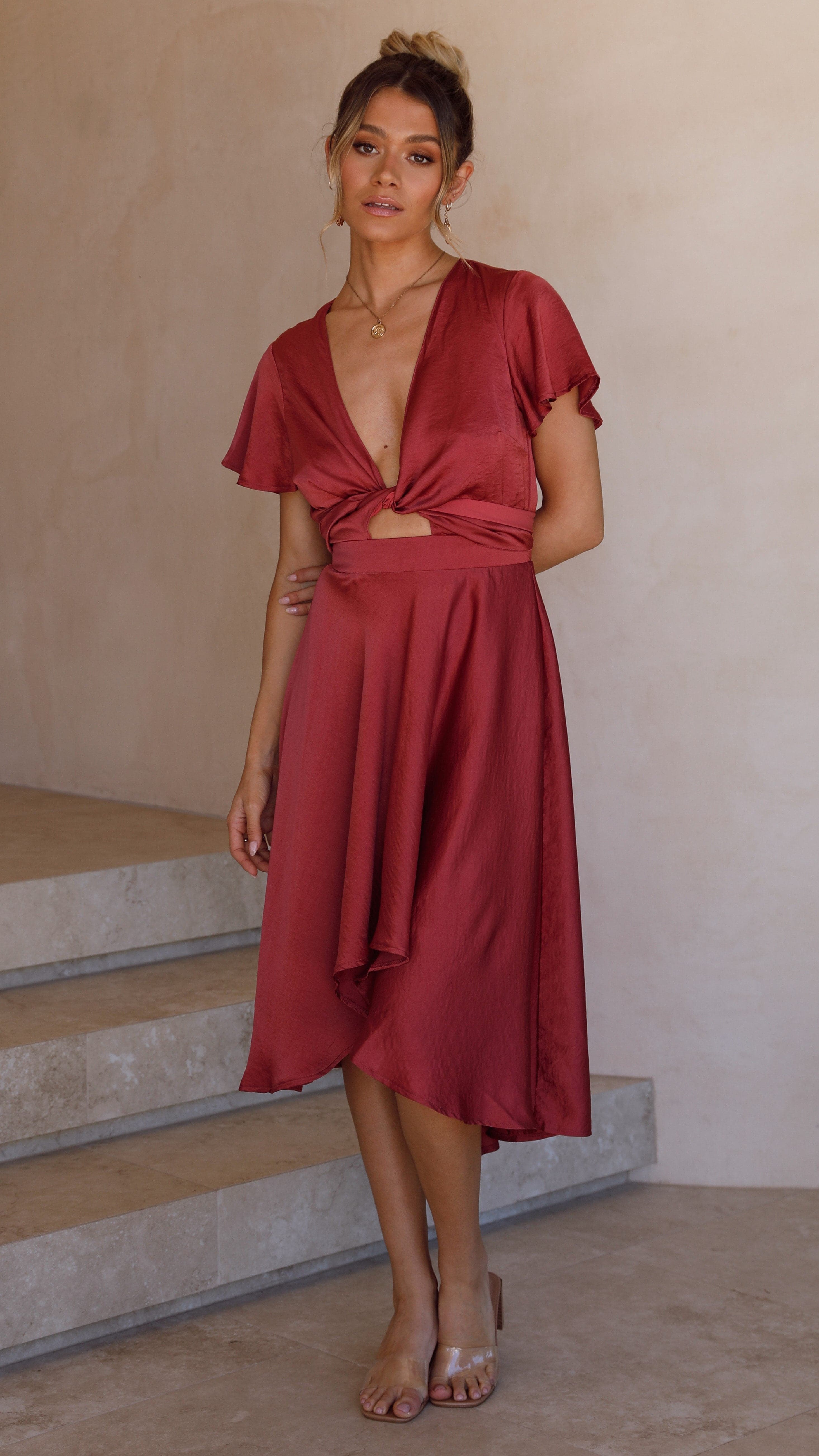 Sunny Daze Dress - Berry