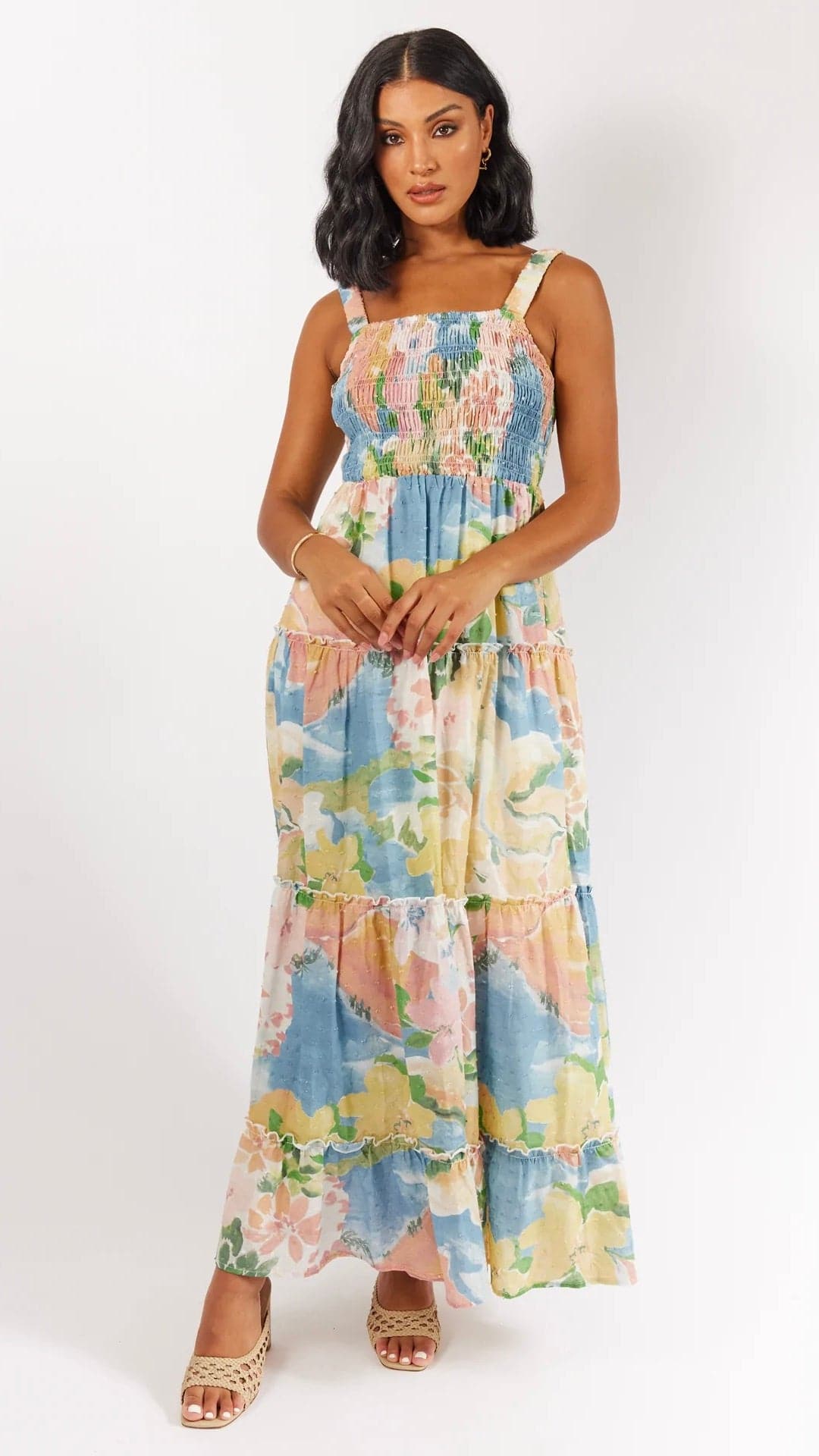 Ashlyn Maxi Dress - Kailani Print