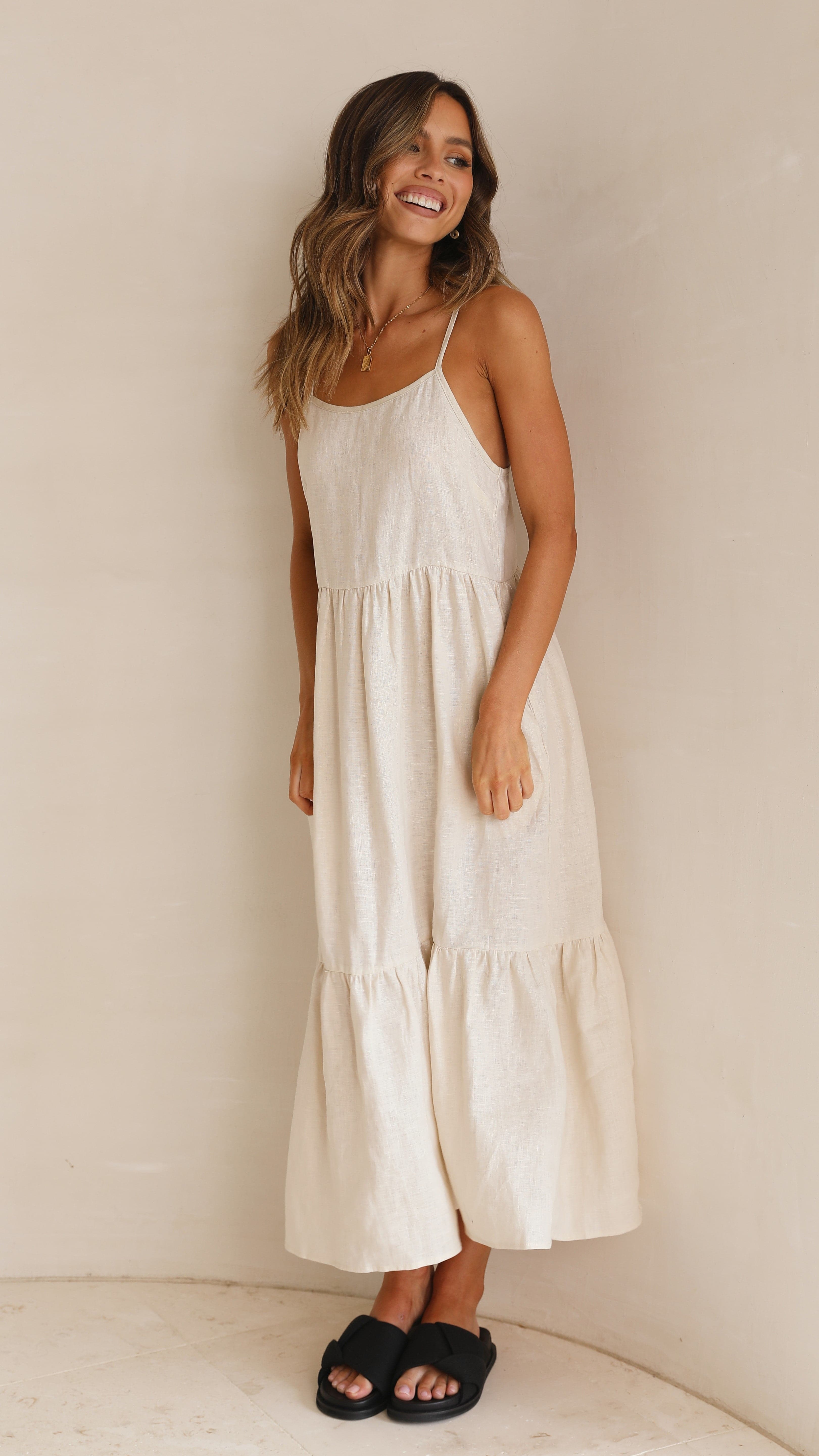 Nico Maxi Dress - Natural
