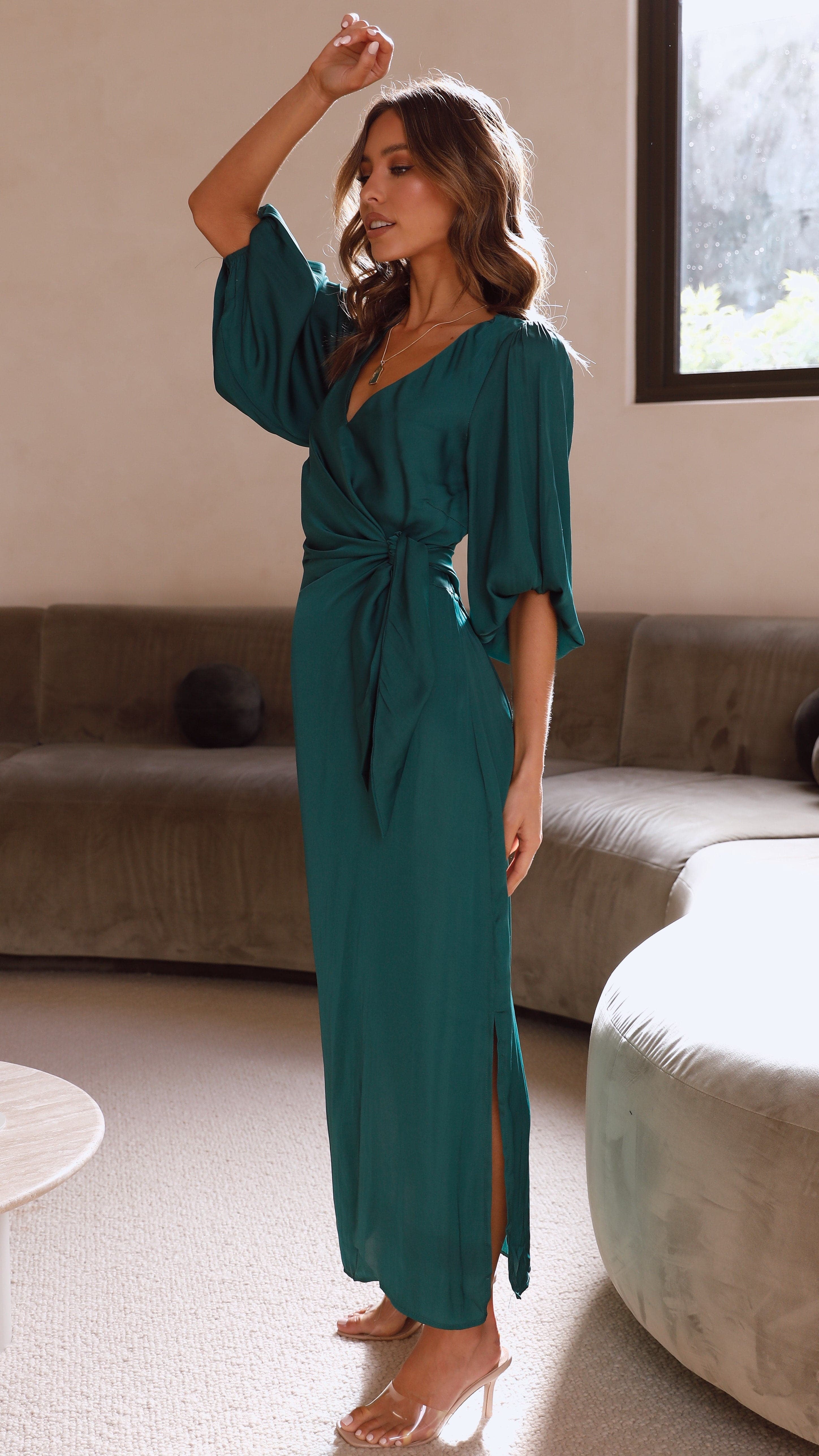 Meilani Midi Dress - Emerald