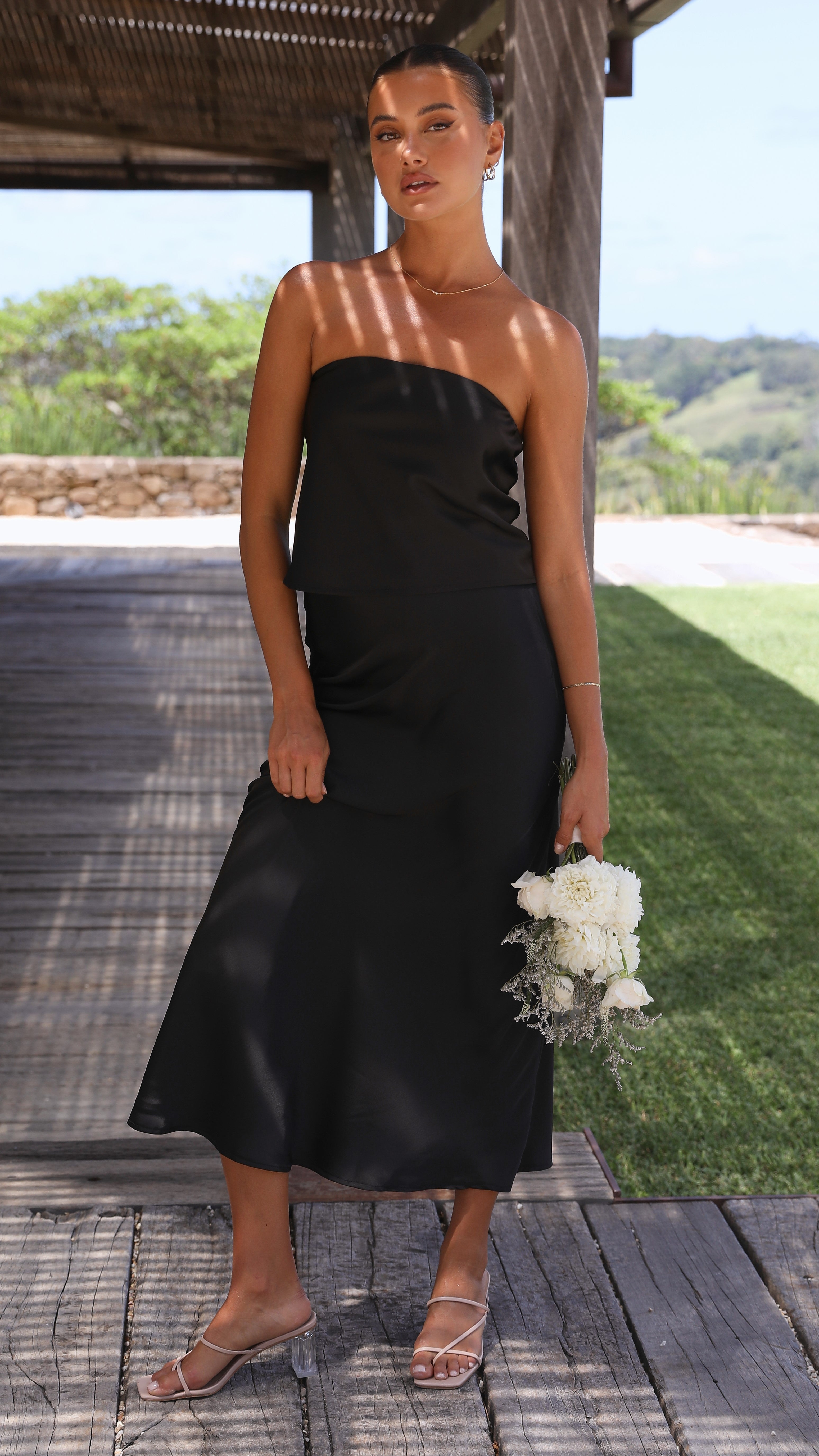 Esther Maxi Skirt - Black