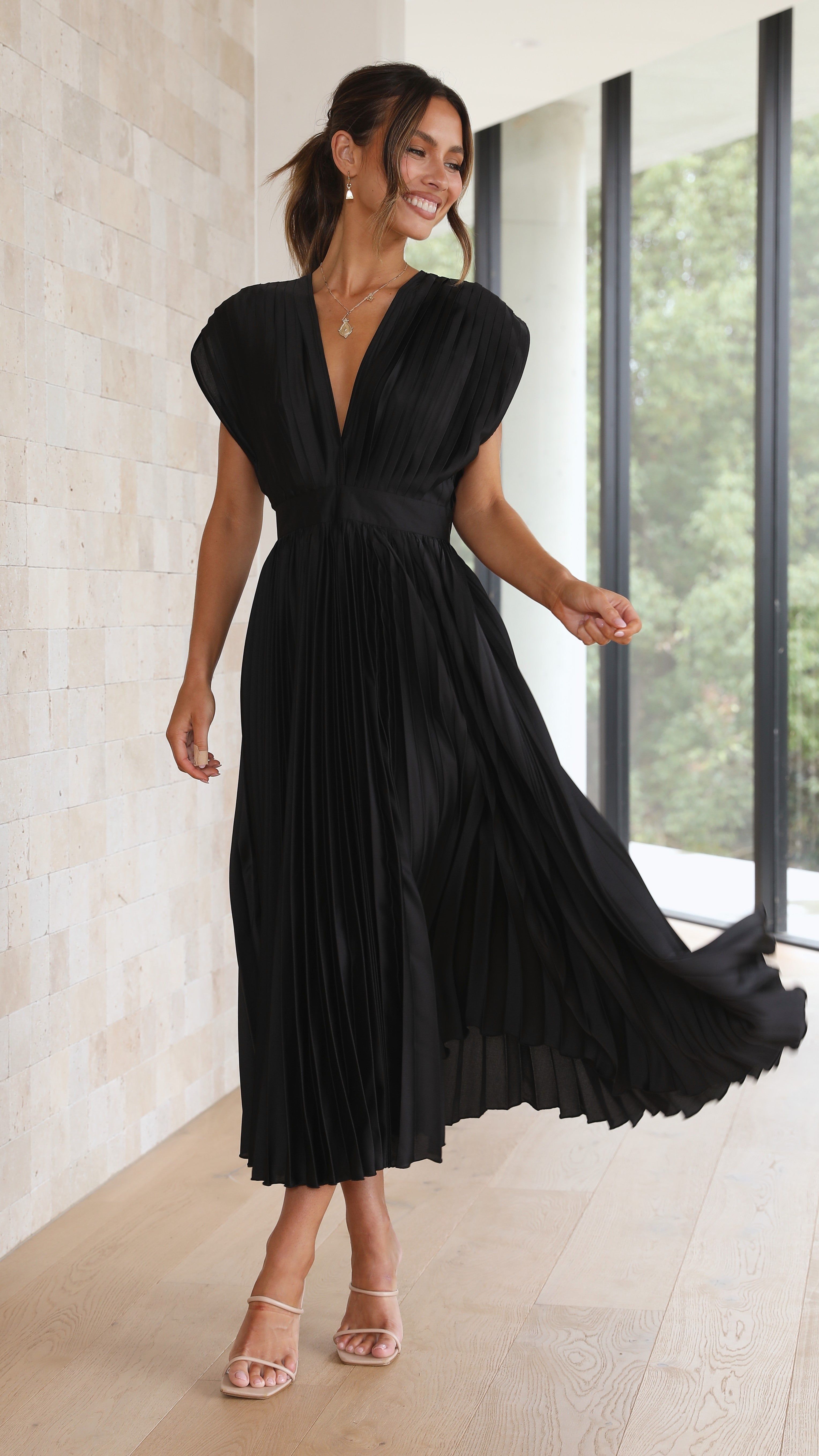 Gina Maxi Dress - Black
