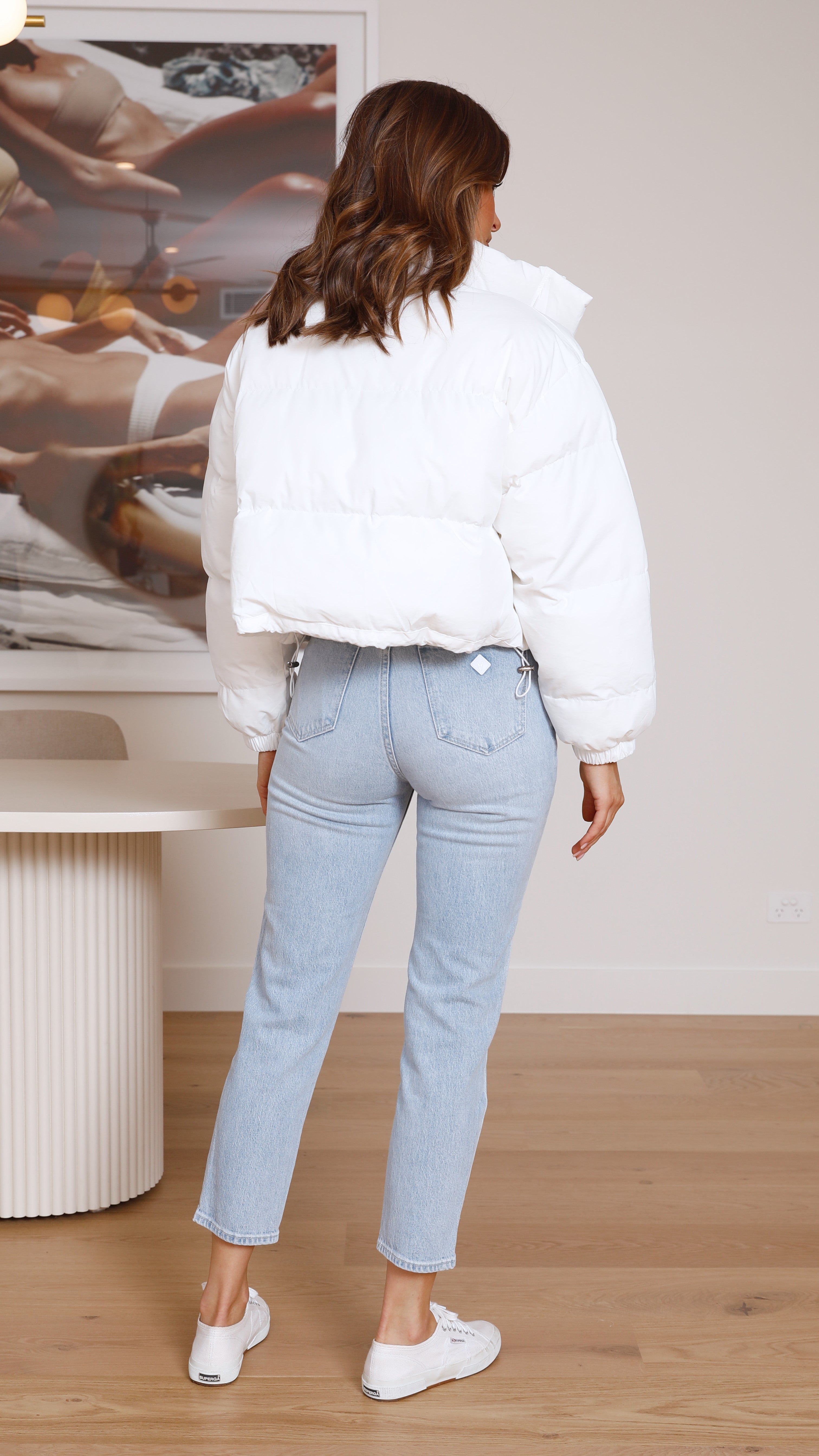 Paula Puffer Jacket - White