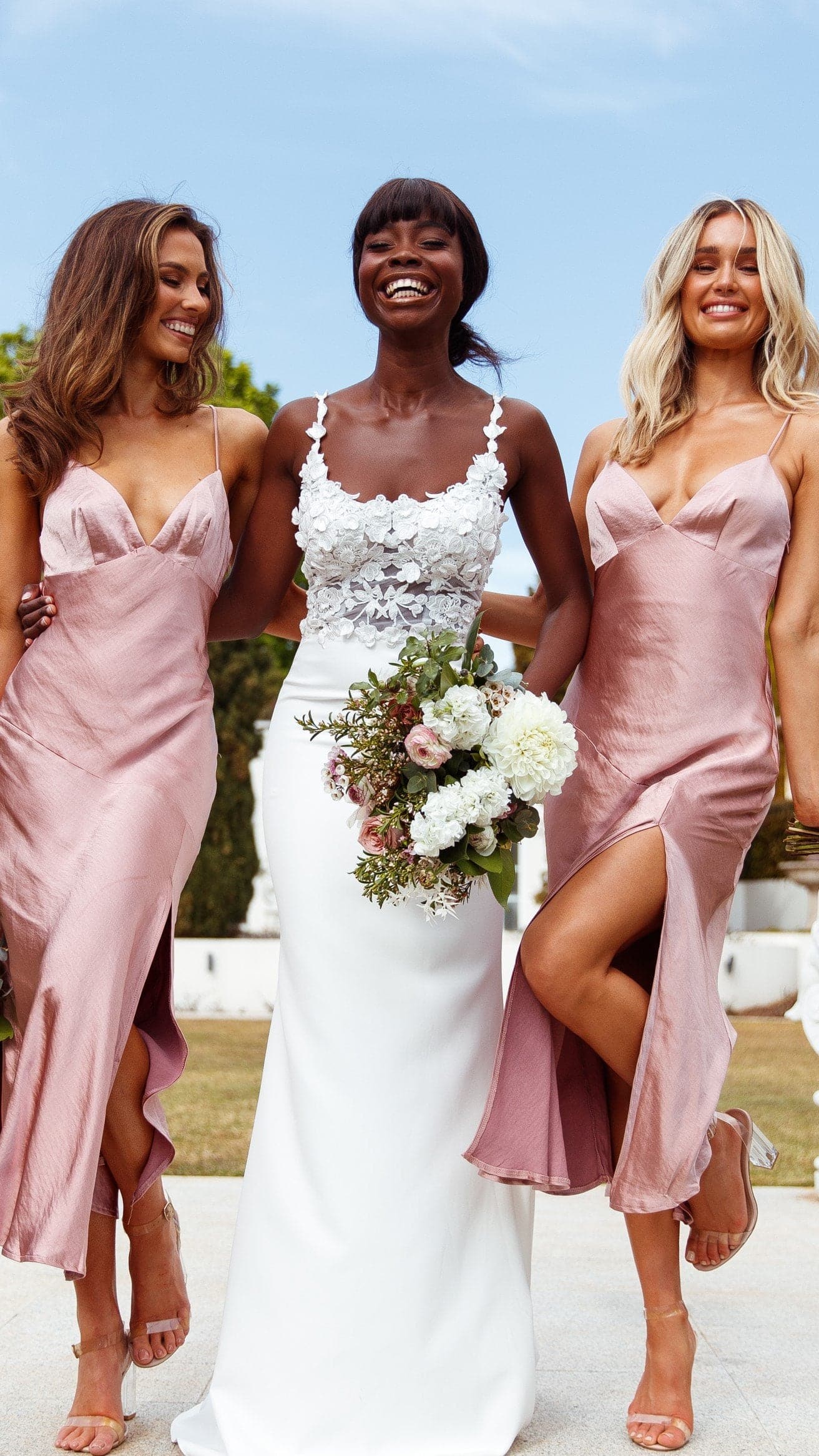 Josie Midi Dress - Blush