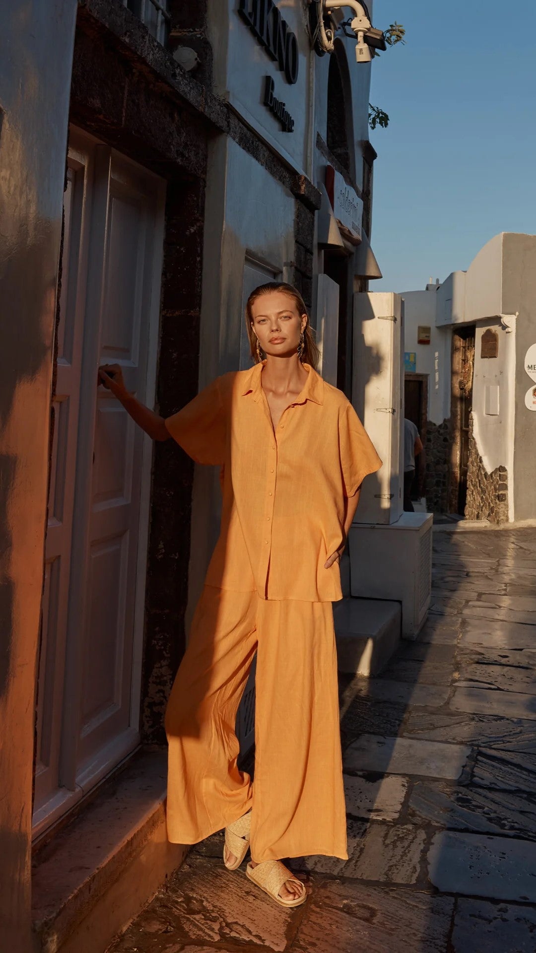 Pablo Top - Sunset Orange