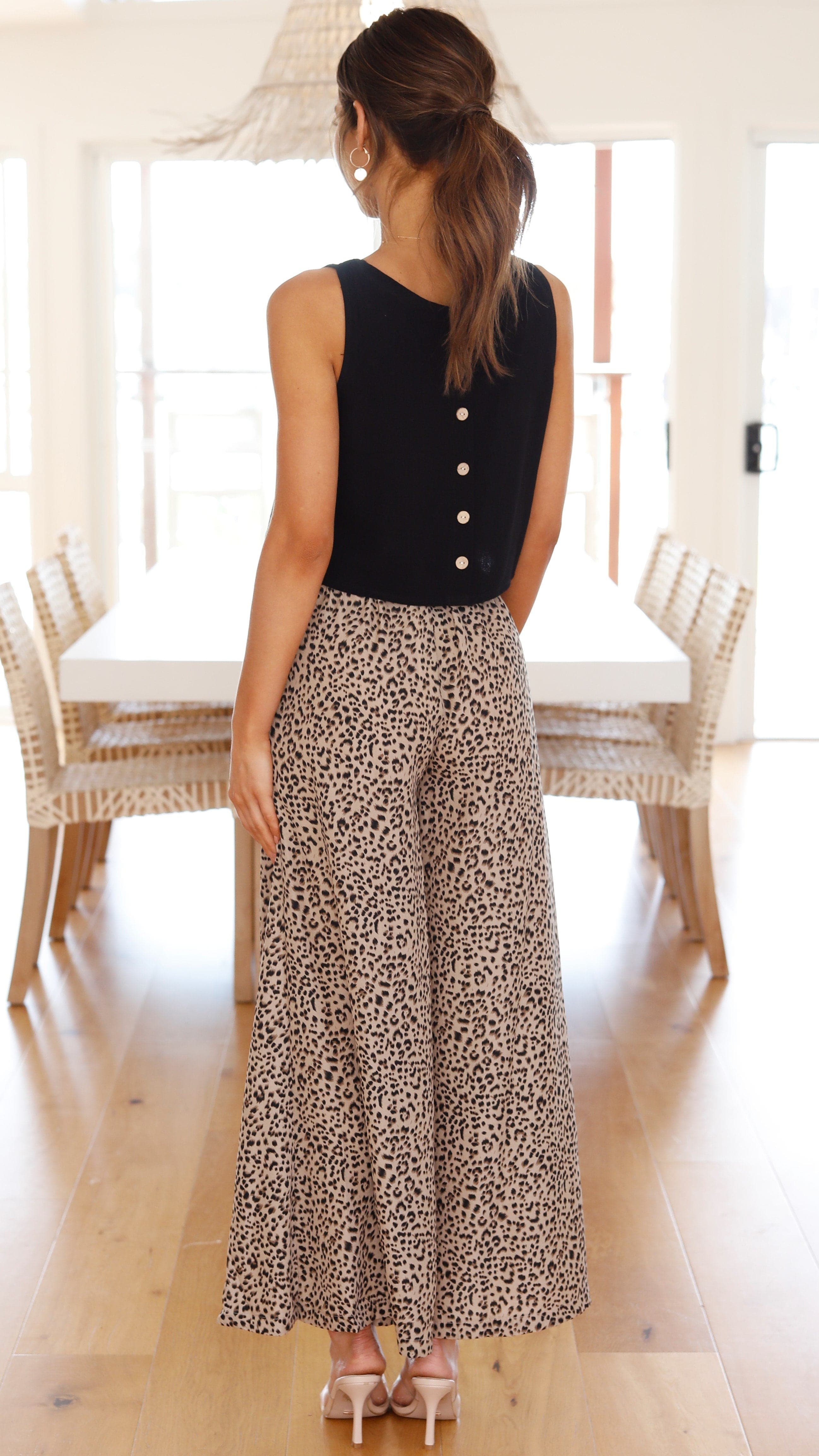 Persephone Crop Top - Black