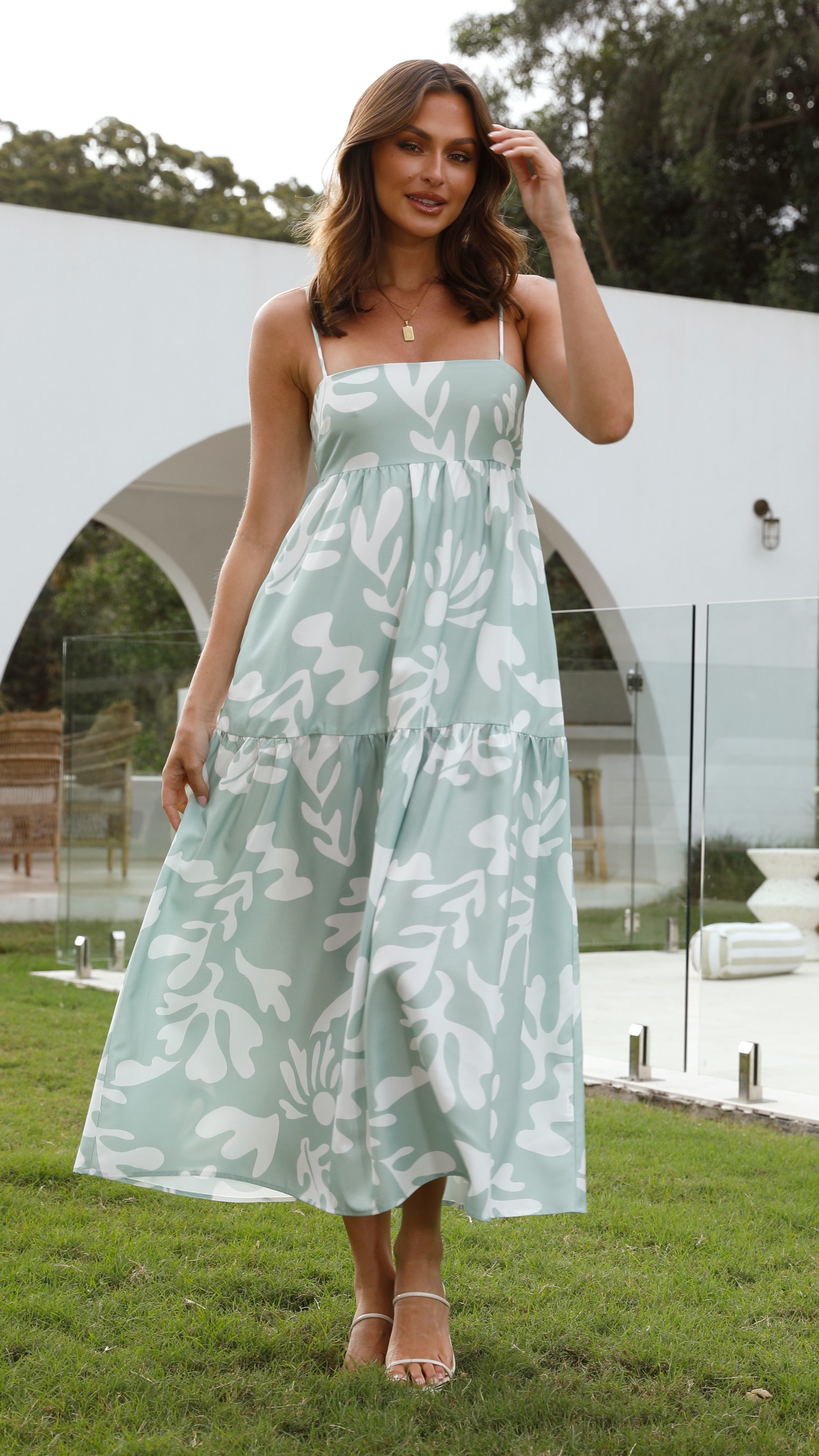 Hattie Maxi Dress - Sage Botanica