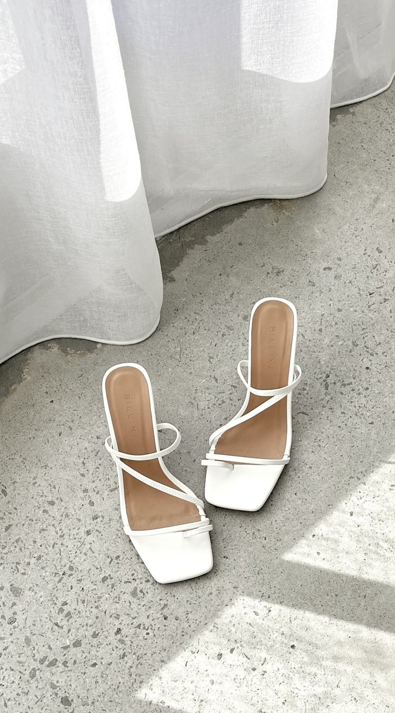 Reyna Heel - White