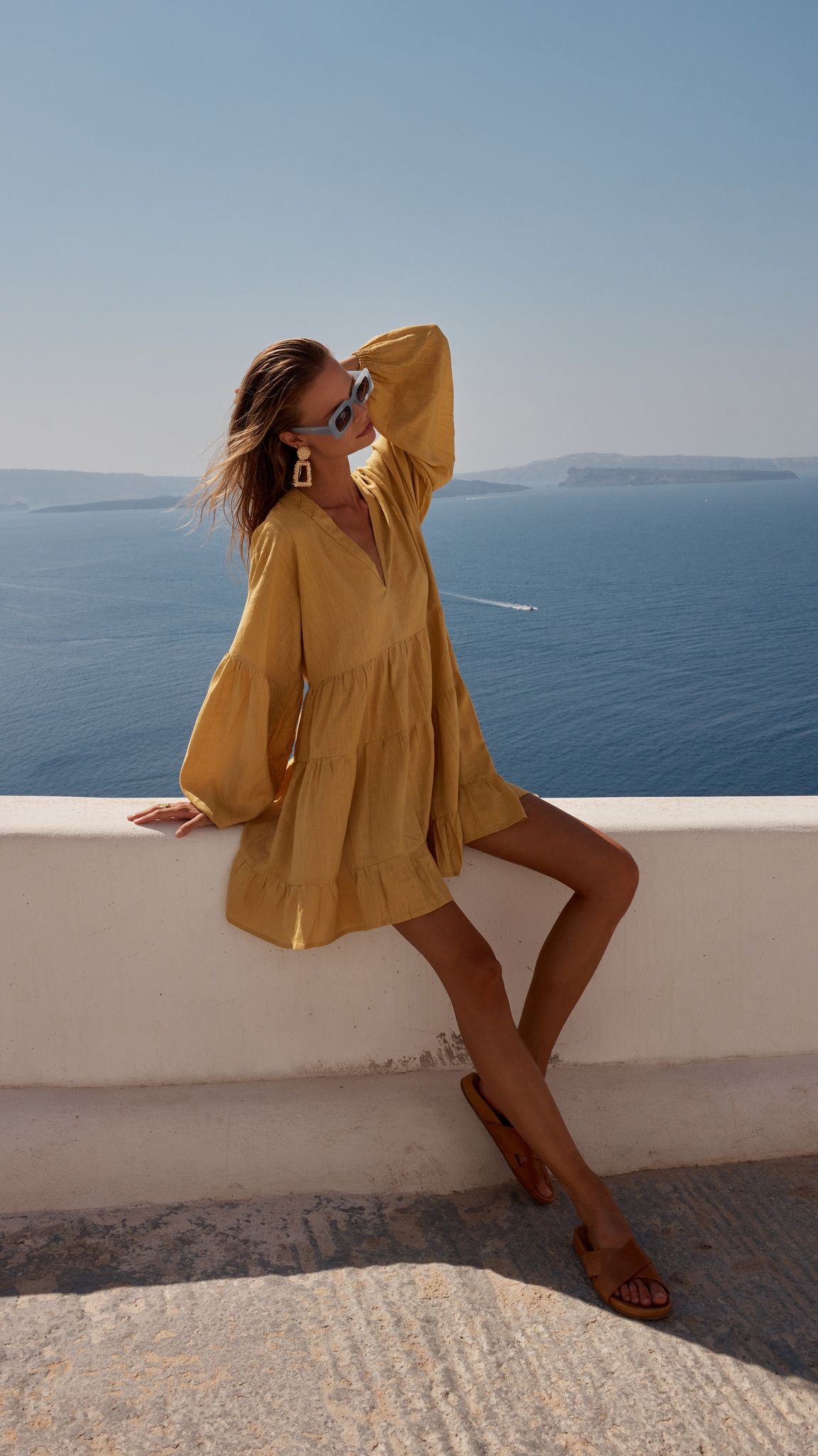 Gala Mini Dress - Gold