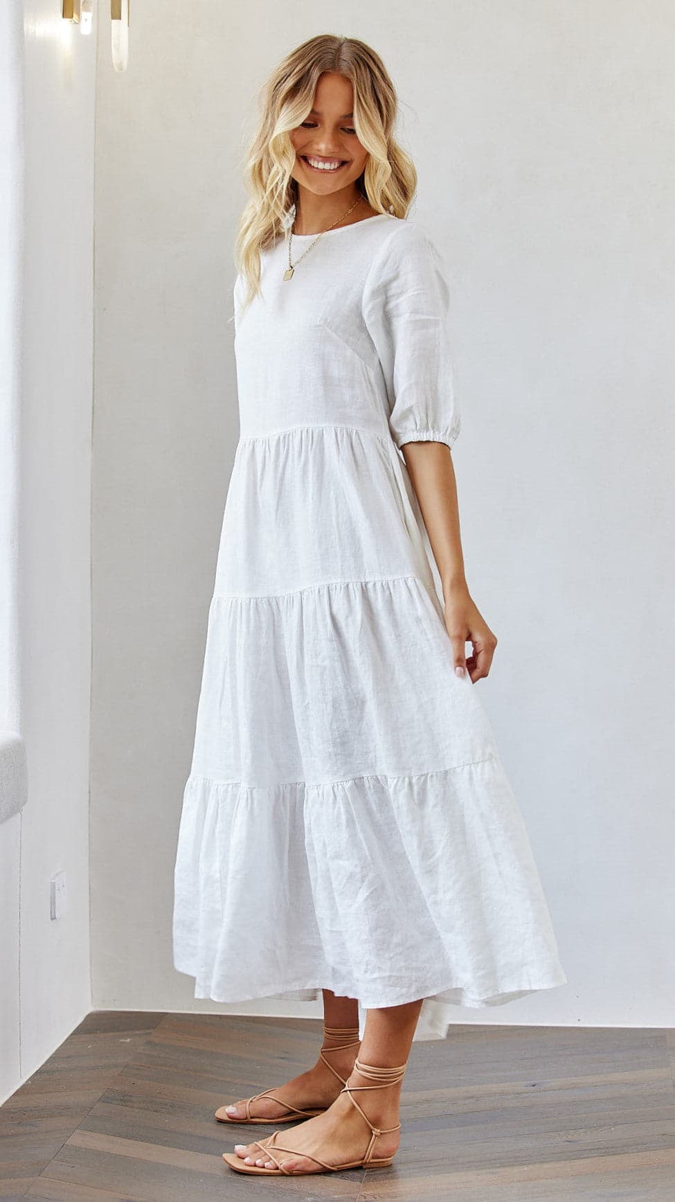 Dahlia Maxi Dress - White