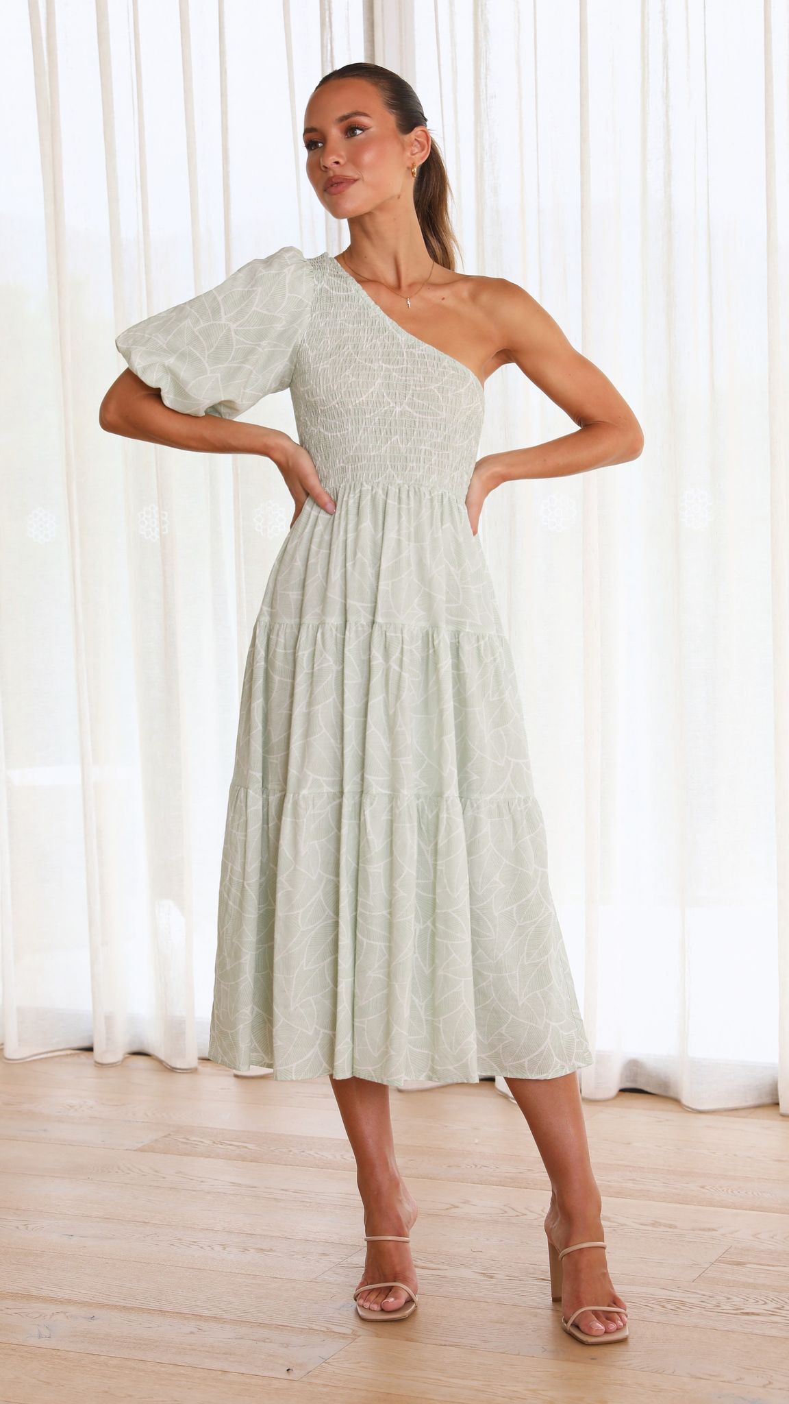 Mika Midi Dress - Mint