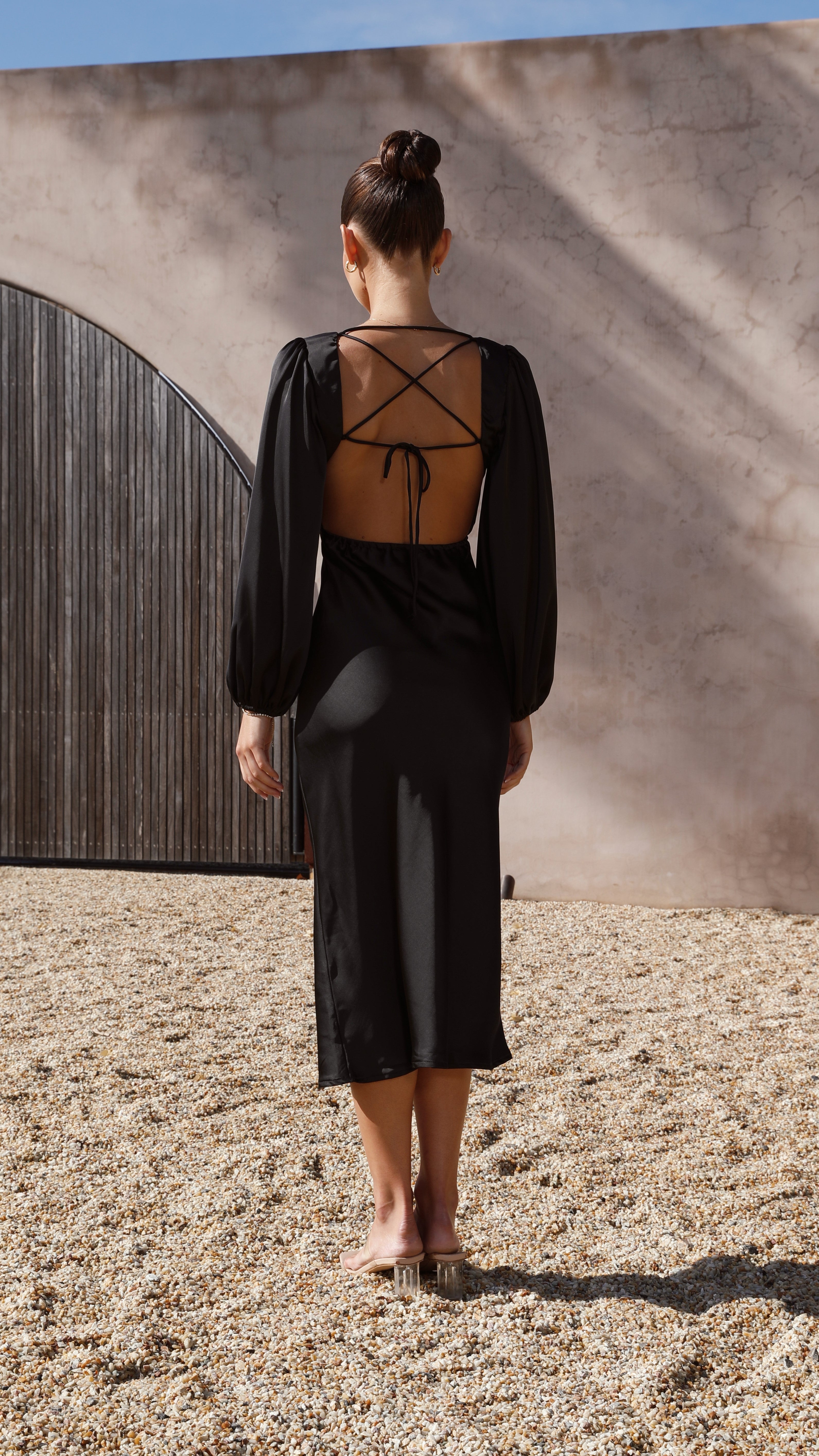 Cleo Midi Dress - Black