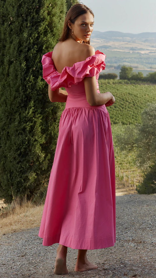 Savannah Maxi Skirt - Pink