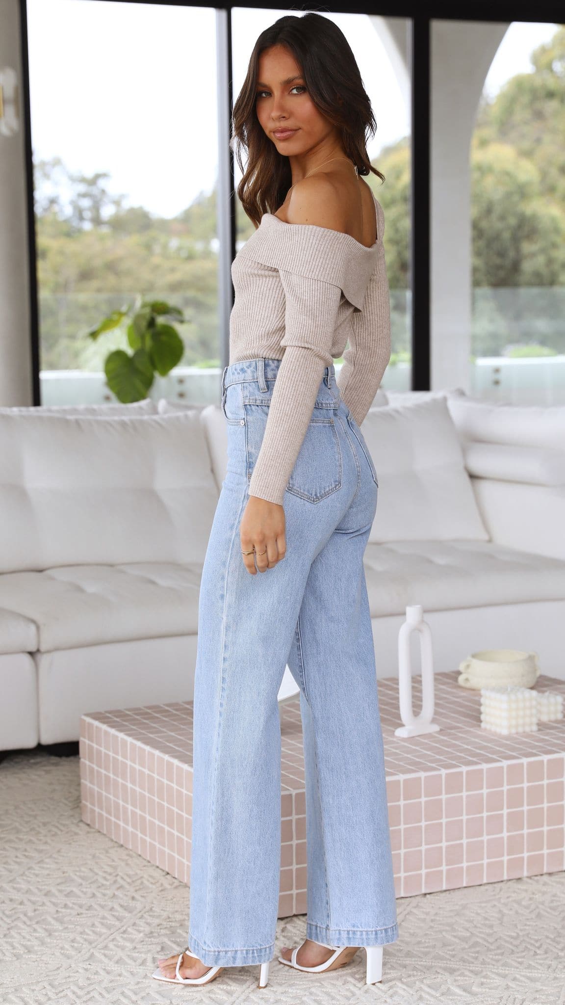 Natalia Knit Top - Oatmeal