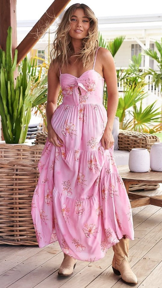 Bambi Maxi Dress - Seashells